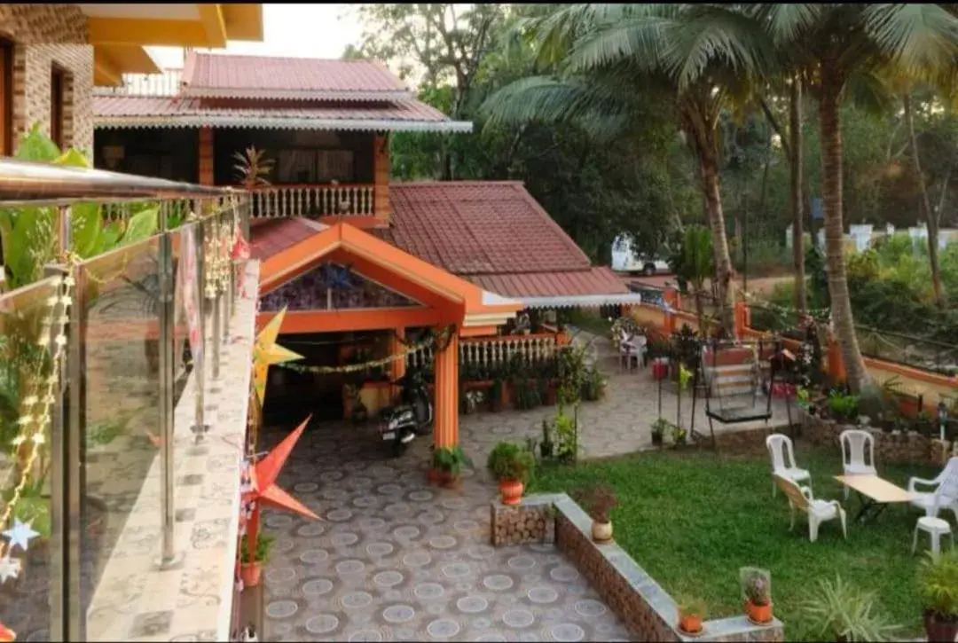 Garden view in Rodrigues Residency Goa Garden view in Rodrigues Residency Goa