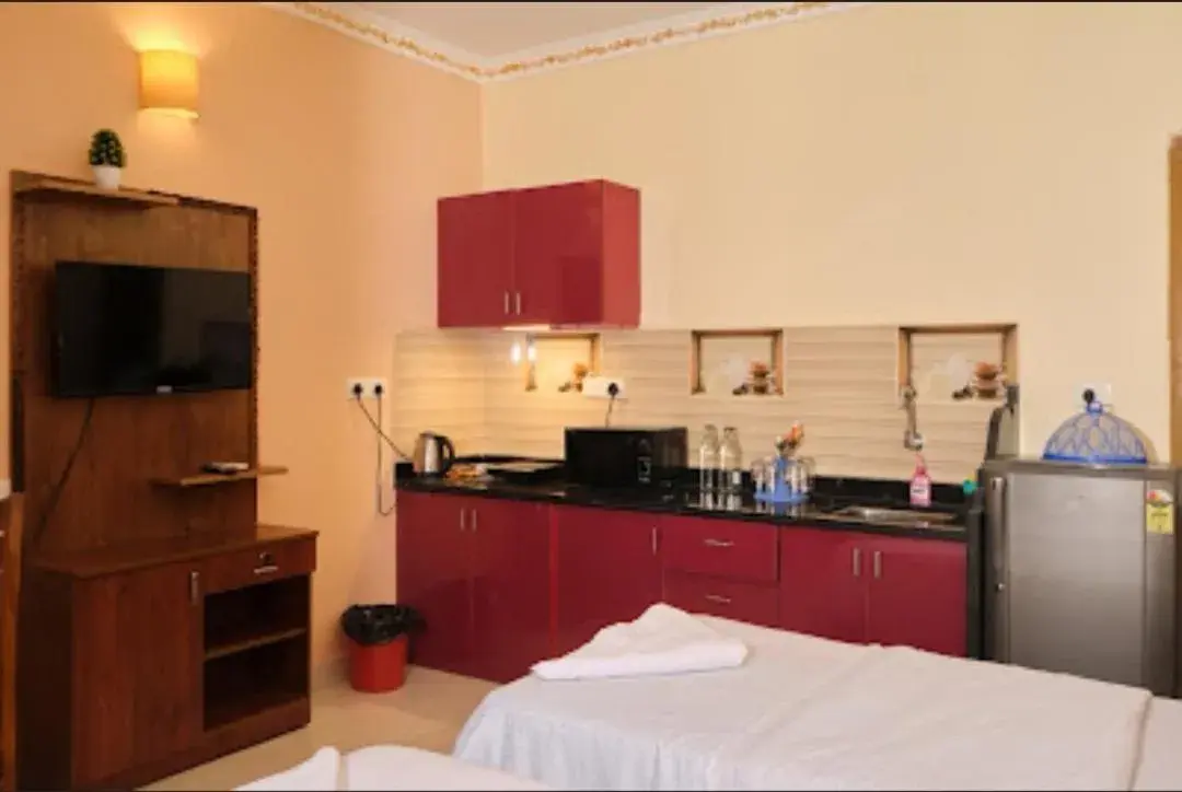 Bed in Rodrigues Residency Goa Bed in Rodrigues Residency Goa