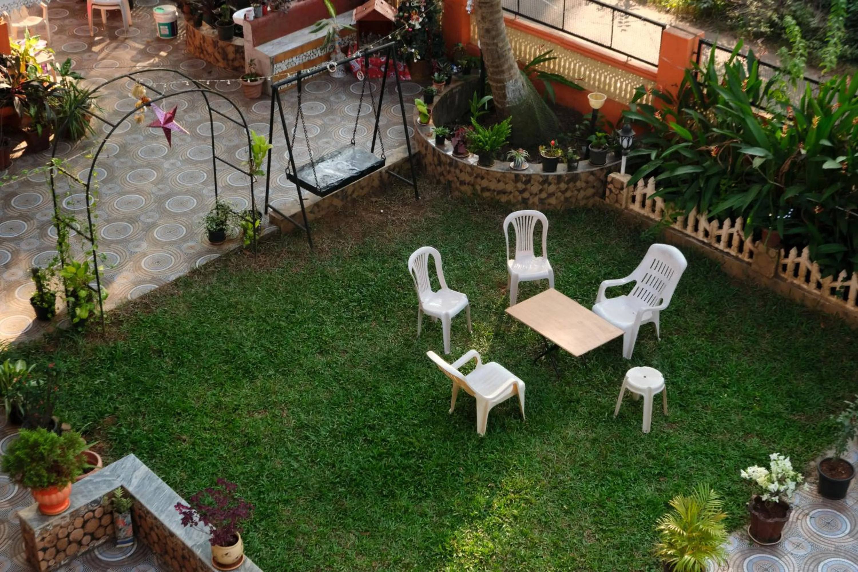 Garden in Rodrigues Residency Goa