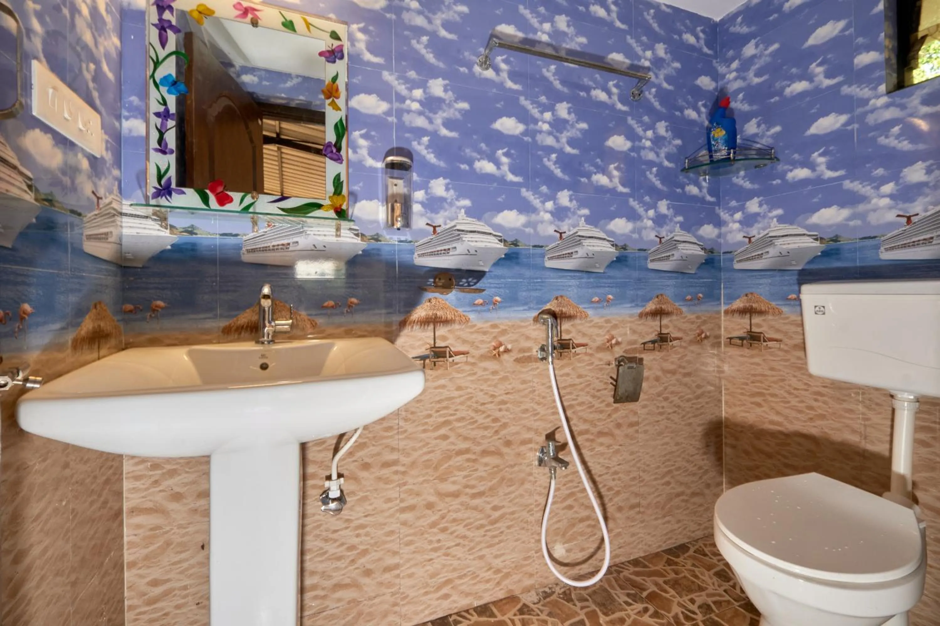 Bathroom in Rodrigues Residency Goa