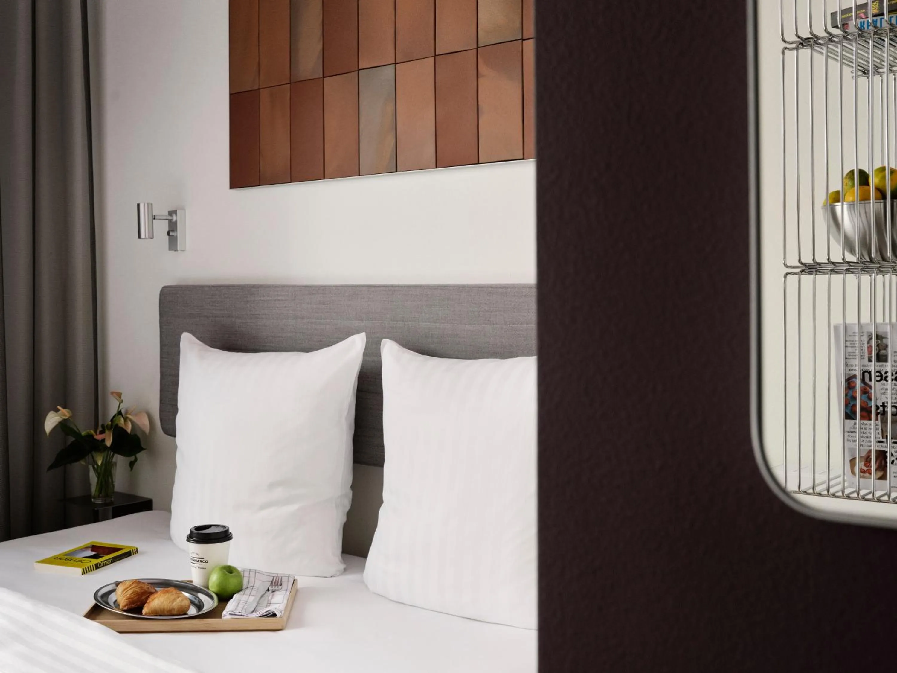 Bed in Mekano Apartment Hotel