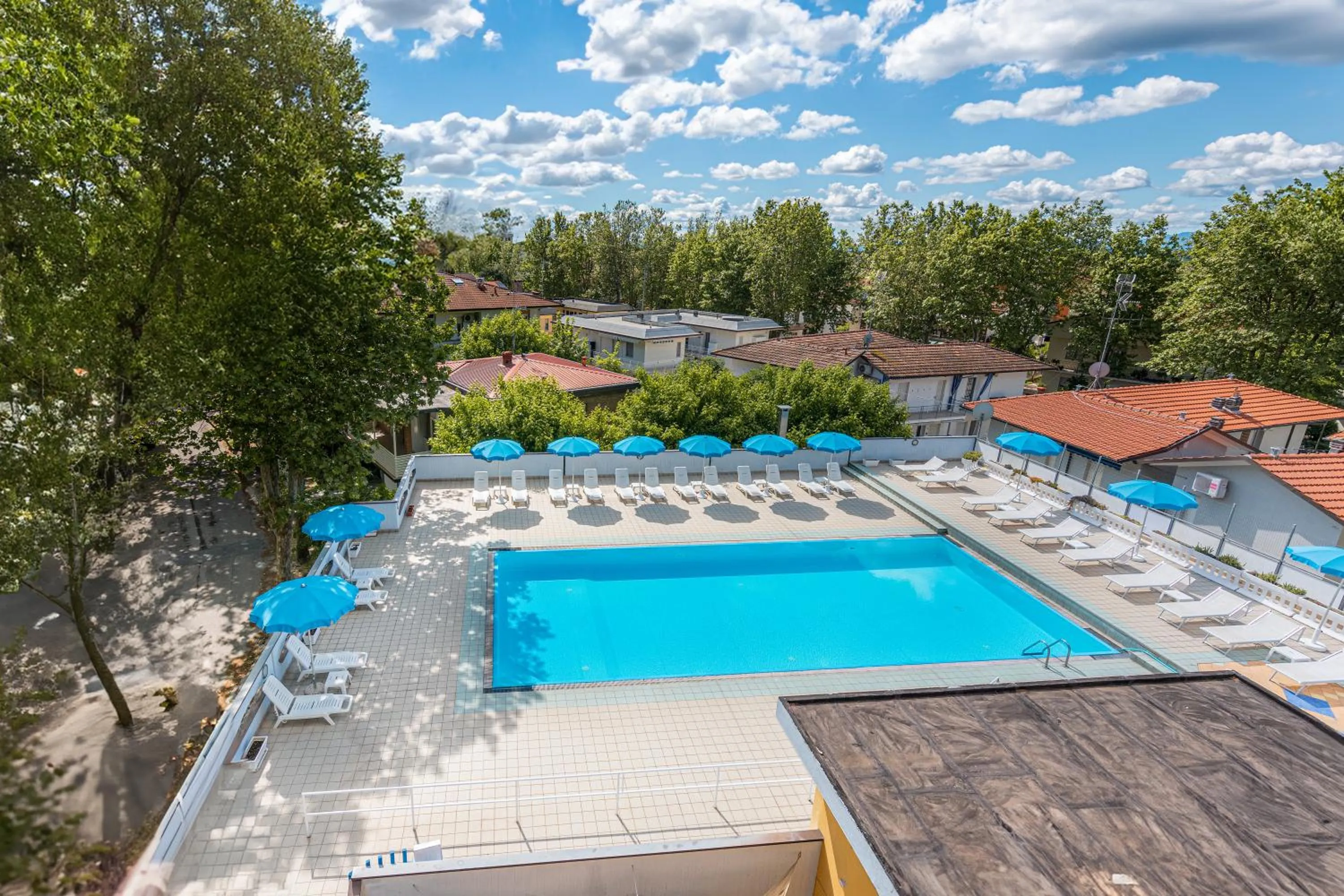 Pool view in Hotel & Residence Parador