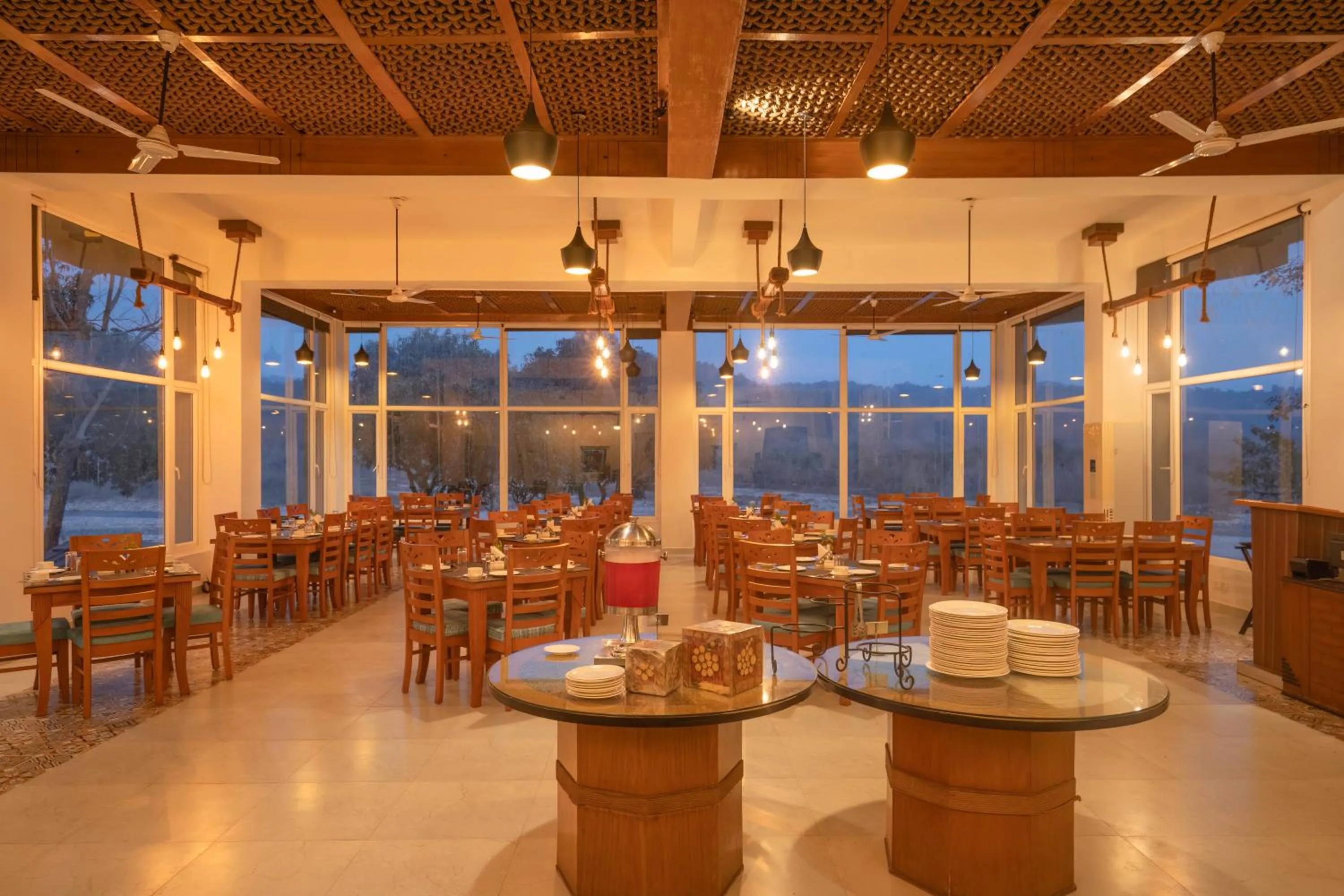 Restaurant/places to eat in La Perle River Resort By Excel Hotels & Resorts