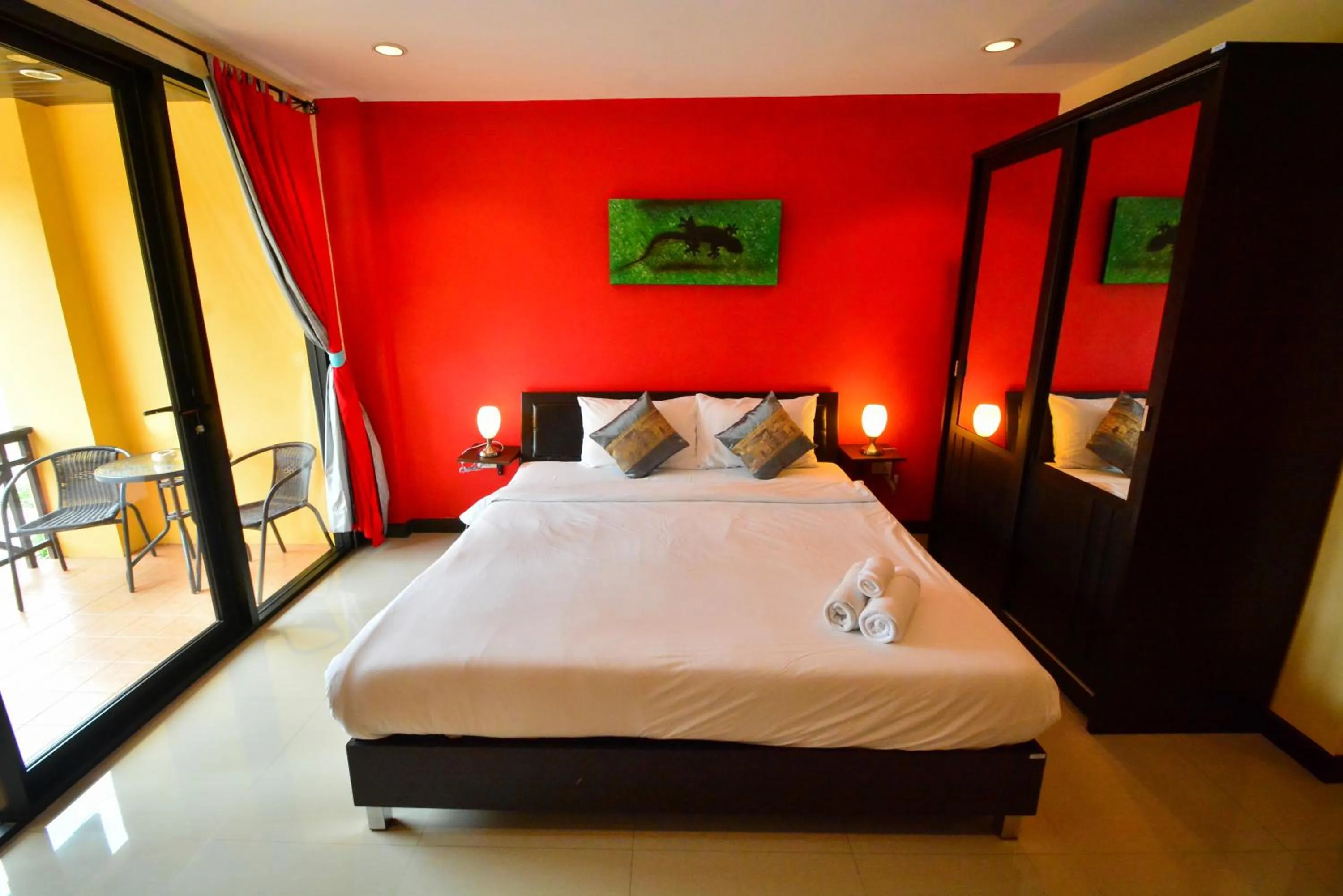 Bed in Gecko Hotel