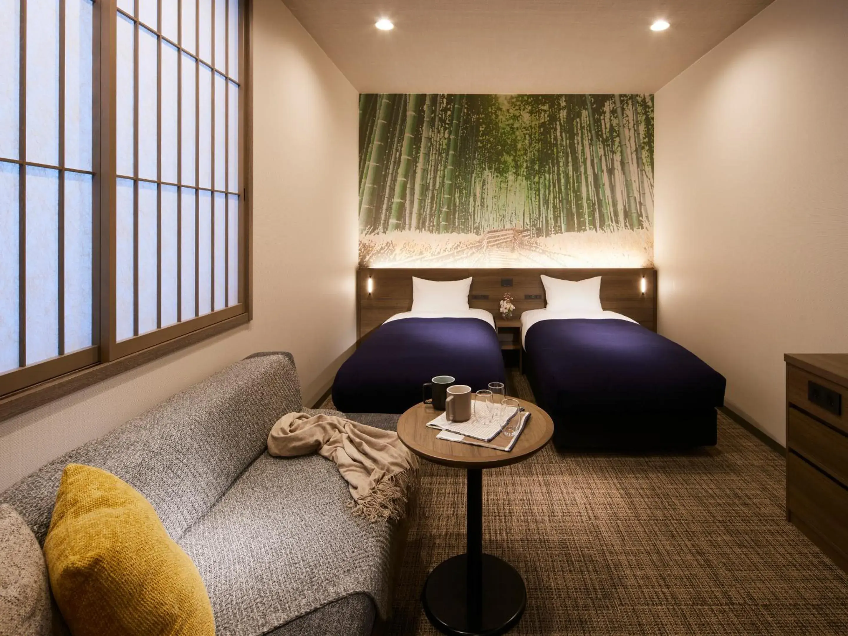 Bed in Minn Shijo Omiya Bed in Minn Shijo Omiya