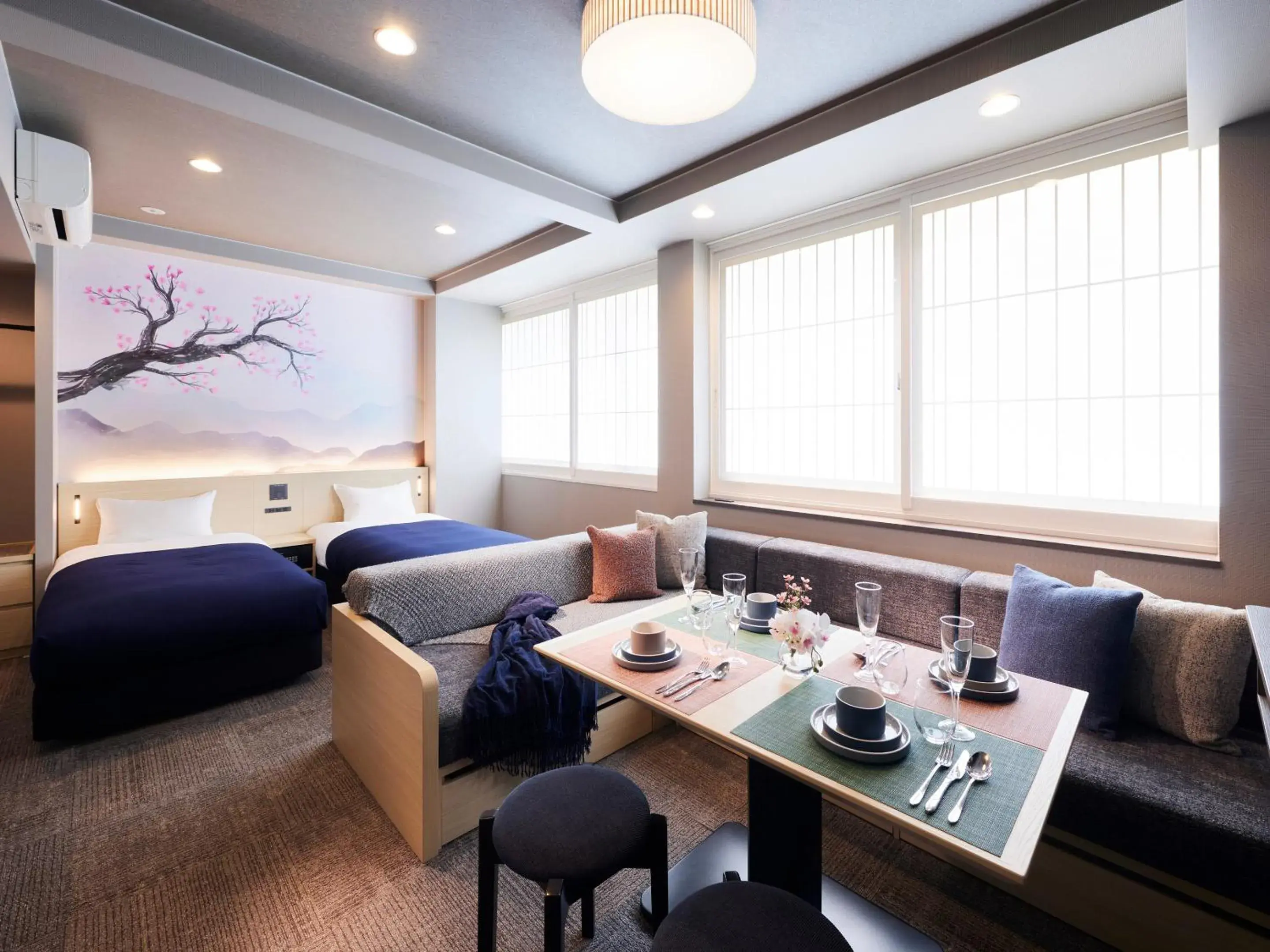 Bed in Minn Shijo Omiya Bed in Minn Shijo Omiya