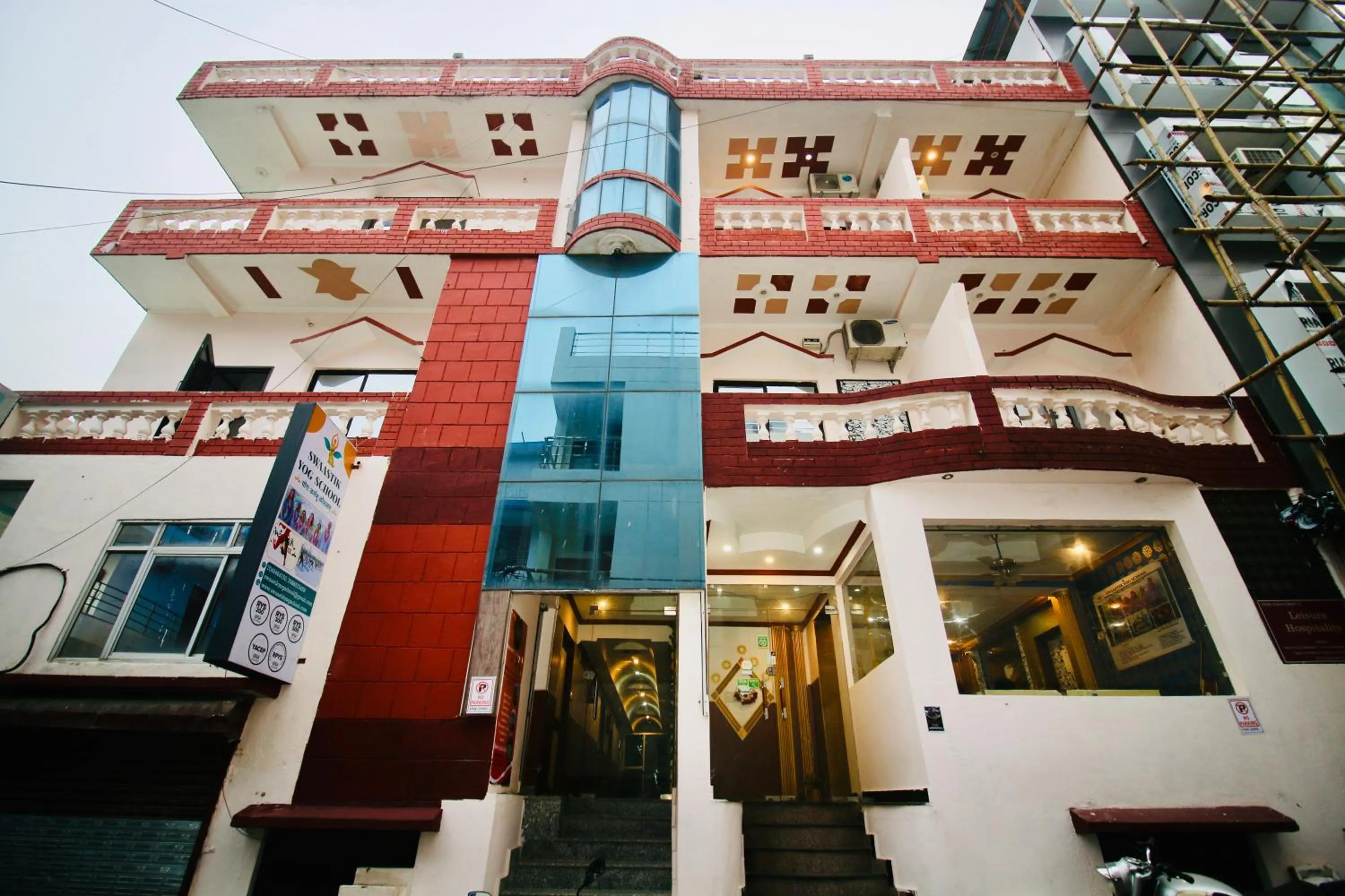 Property building in Hashtagg hostel and hotel