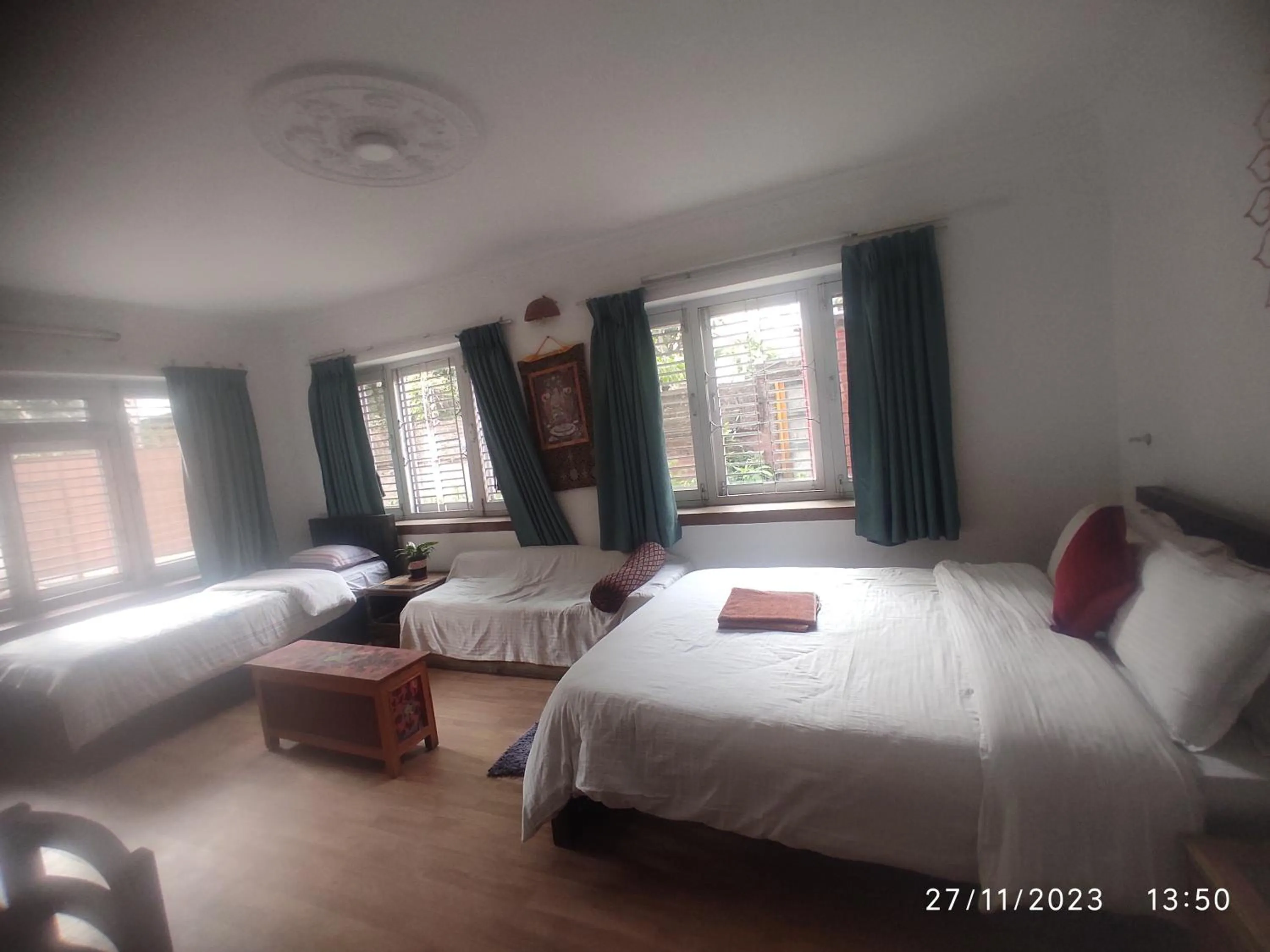 Bed in Cocina Mitho Chha BNB