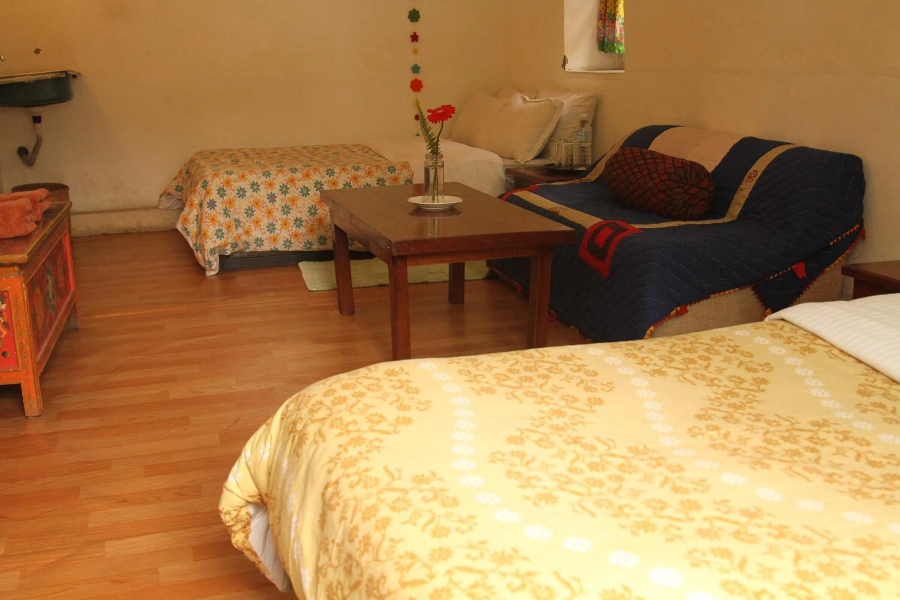 Bed in Cocina Mitho Chha BNB