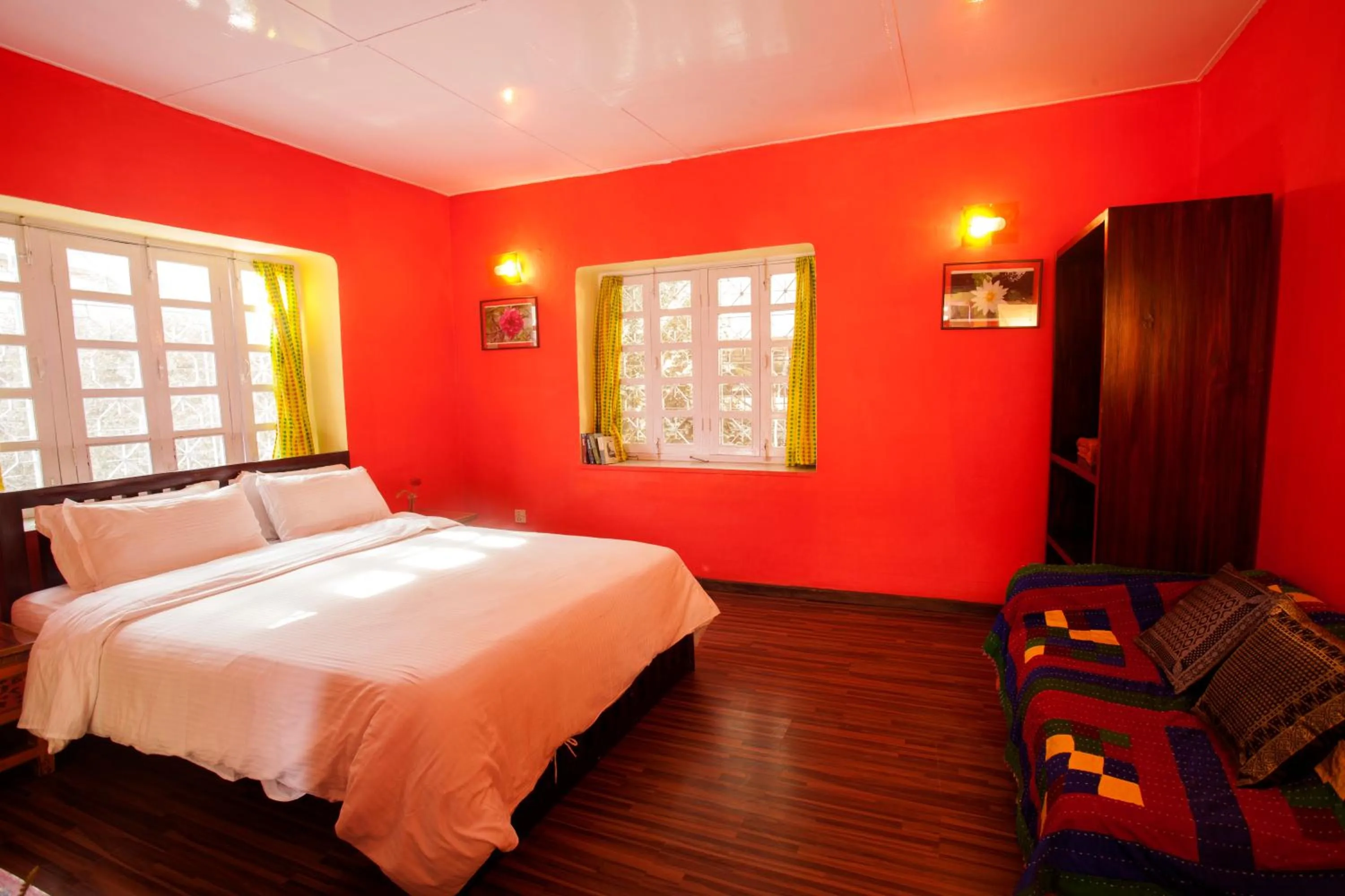 Bed in Cocina Mitho Chha BNB