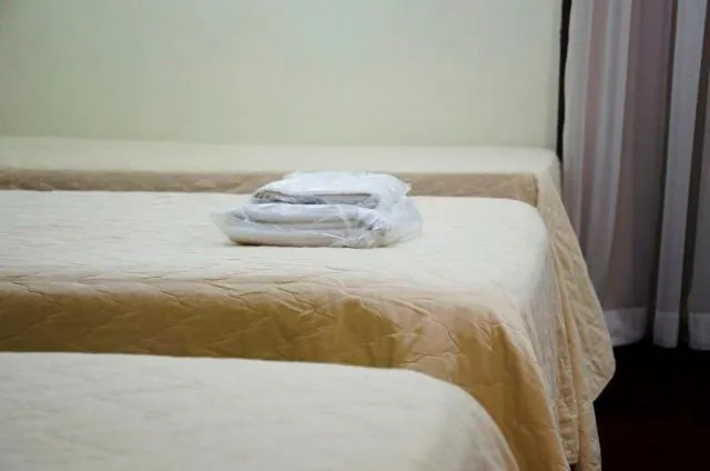 Bedroom, Bed in GoldMen Business Louveira