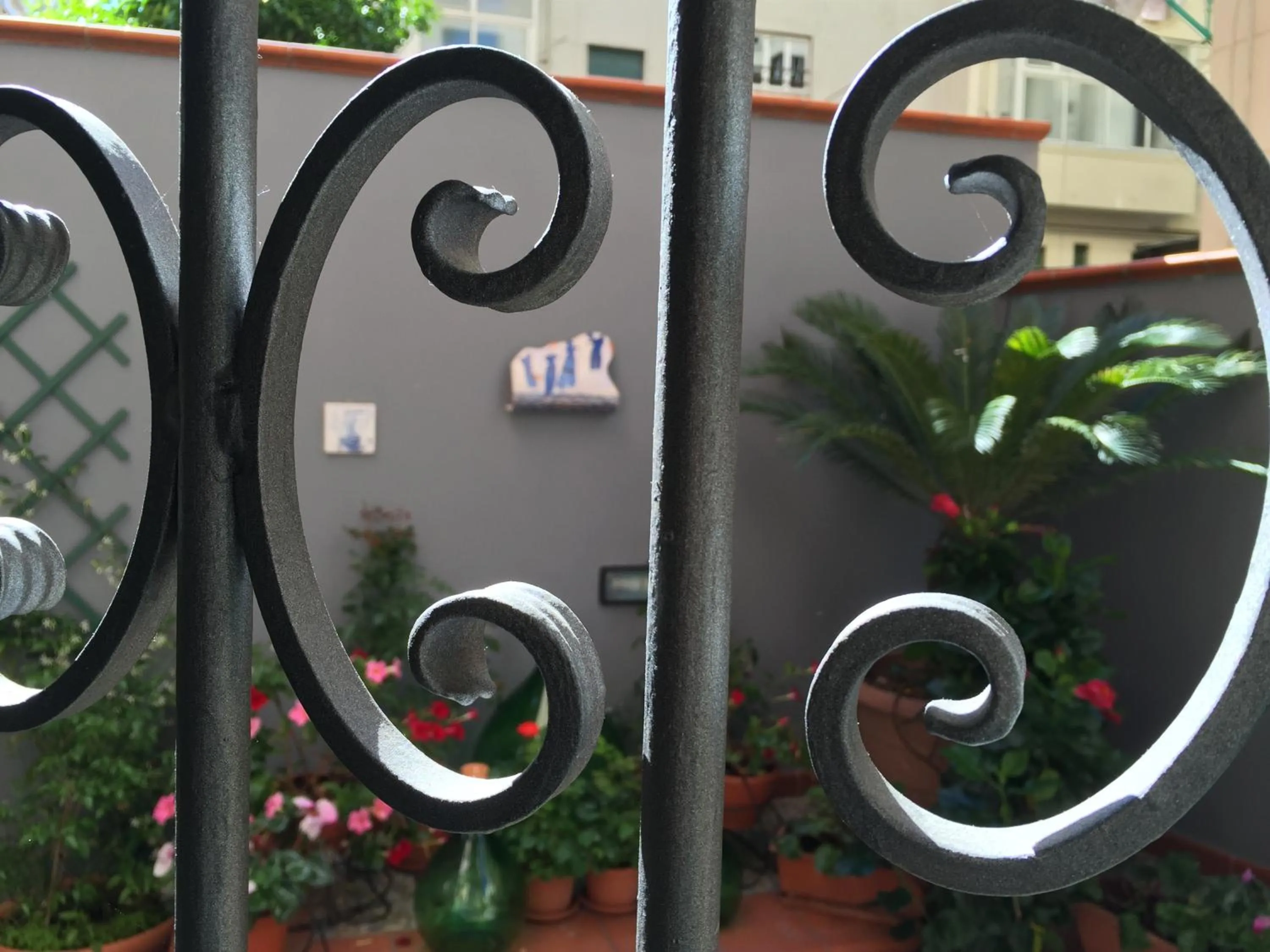 Garden view in B&B Civico Cinque