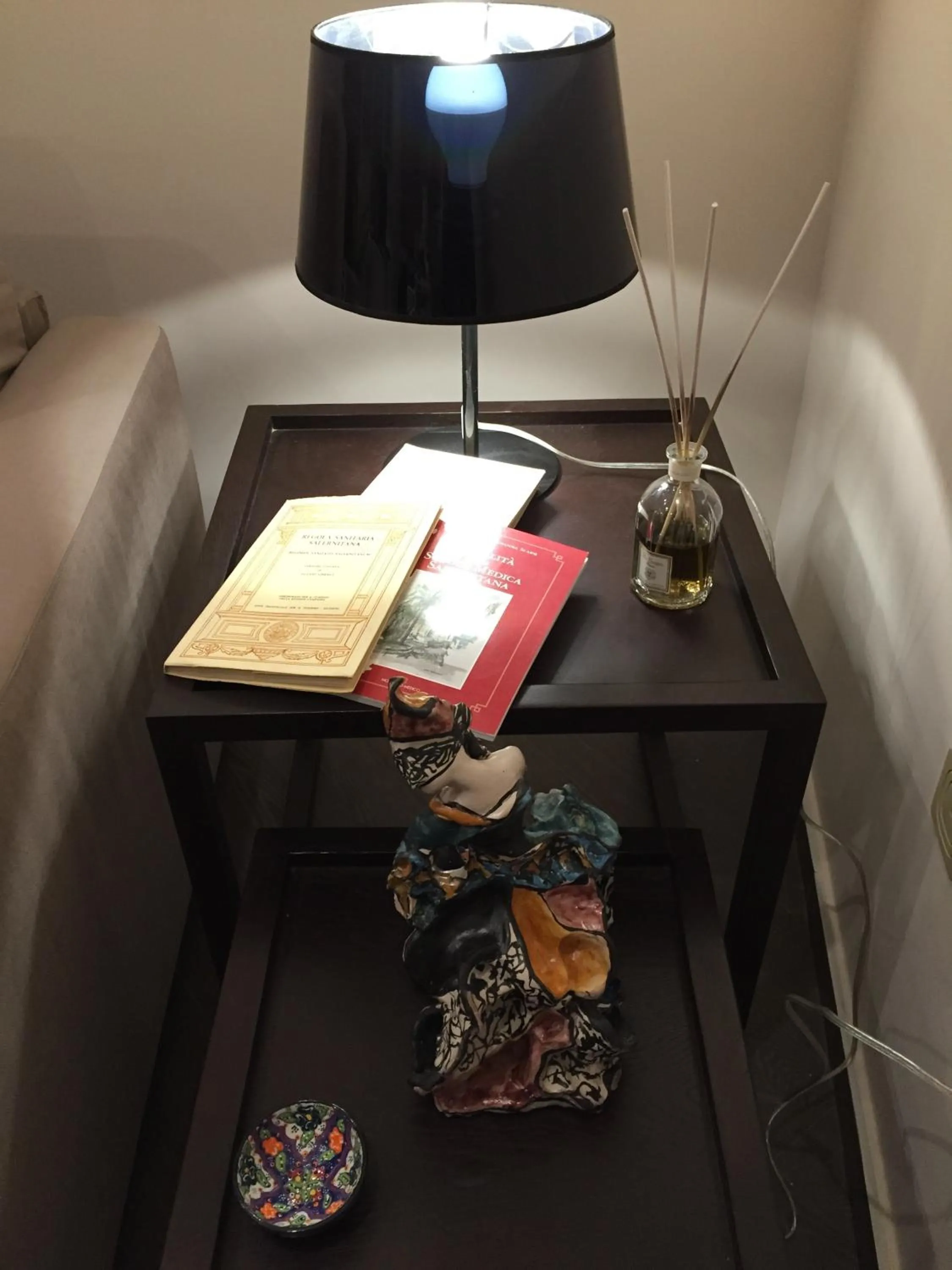 Communal lounge/ TV room in B&B Civico Cinque