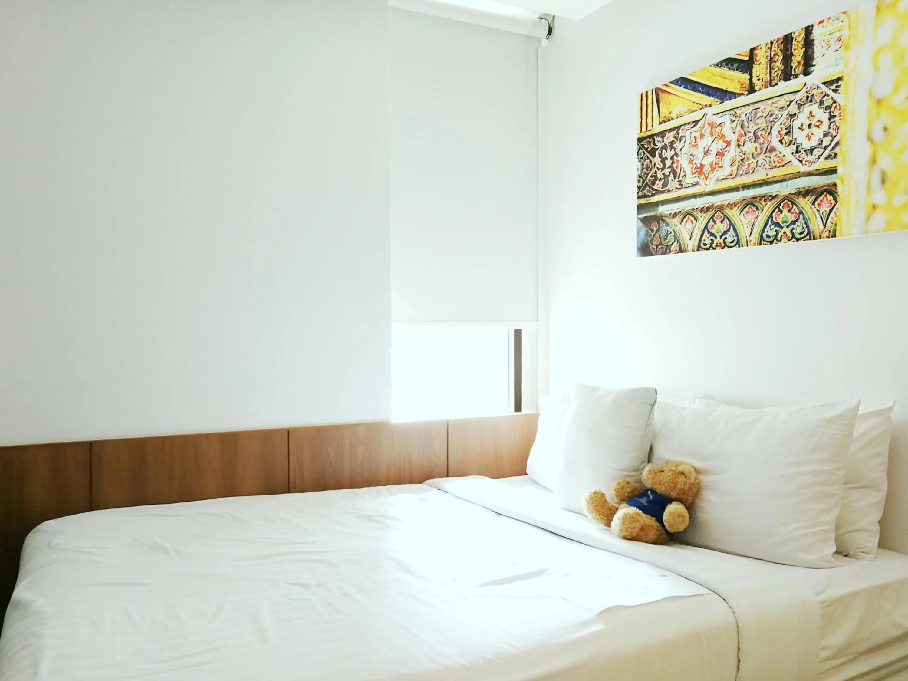 Bed in S Box Sukhumvit Hotel