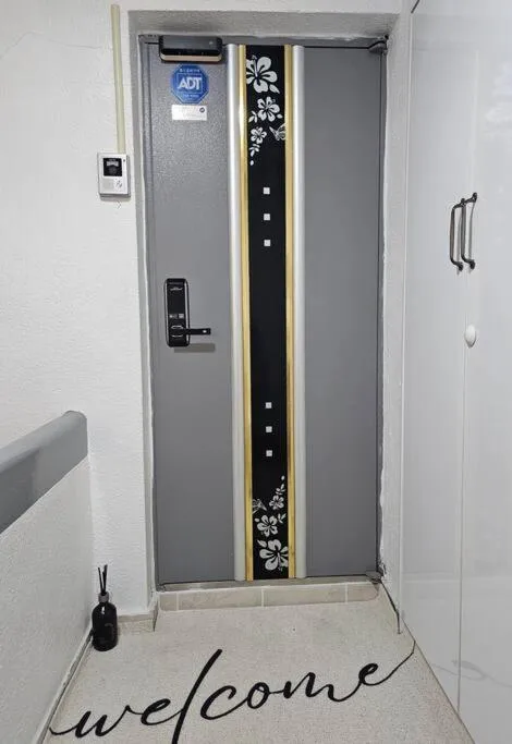 Text overlay in Stay in Here Wangsimni Seoul