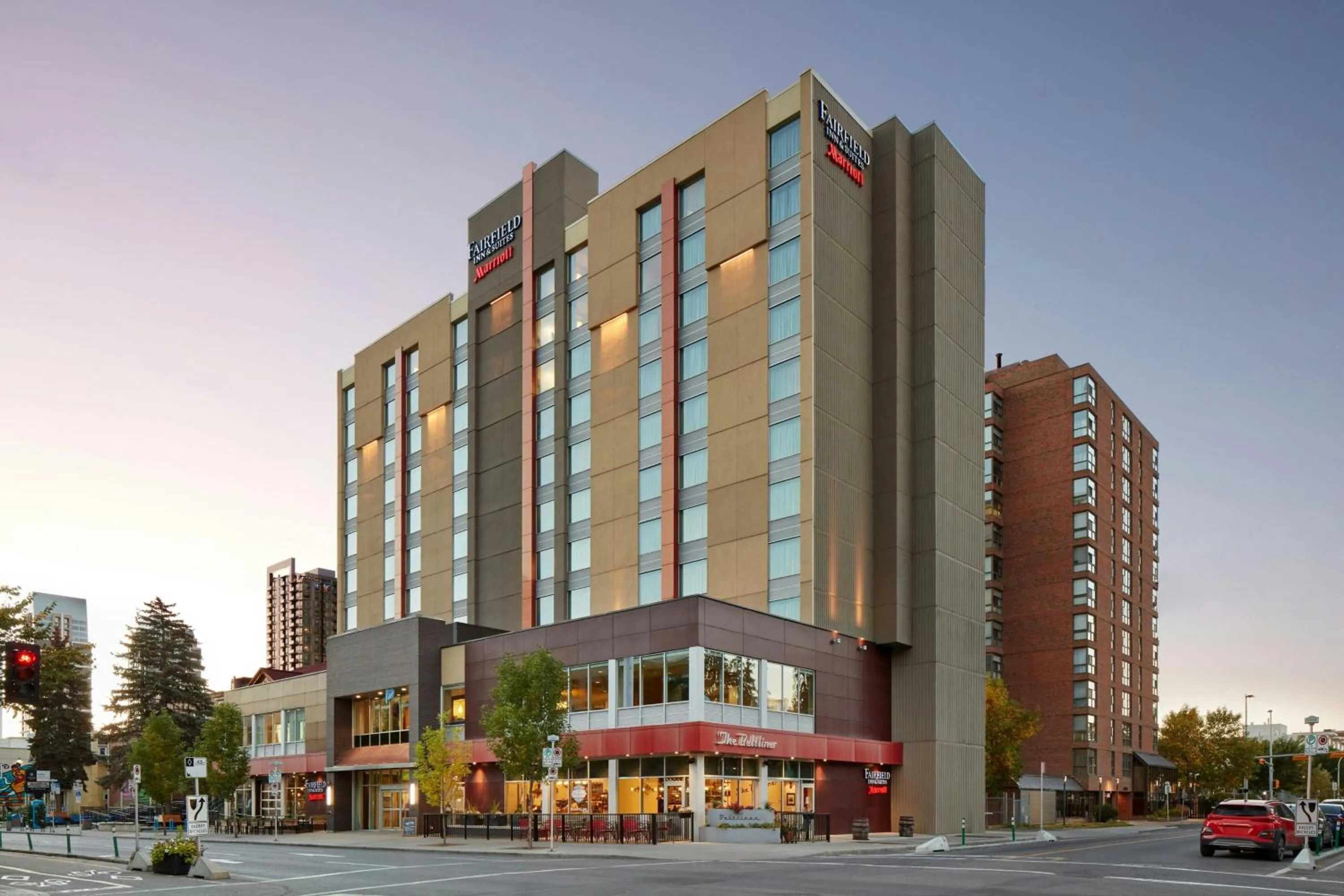 Property building in Fairfield Inn & Suites by Marriott Calgary Downtown