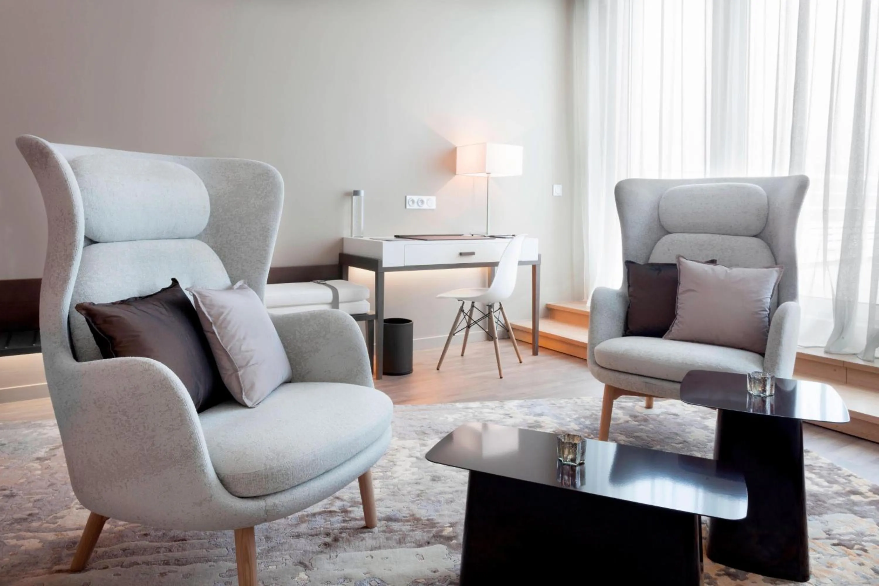 Living room in AC Hotel by Marriott Paris Le Bourget Airport