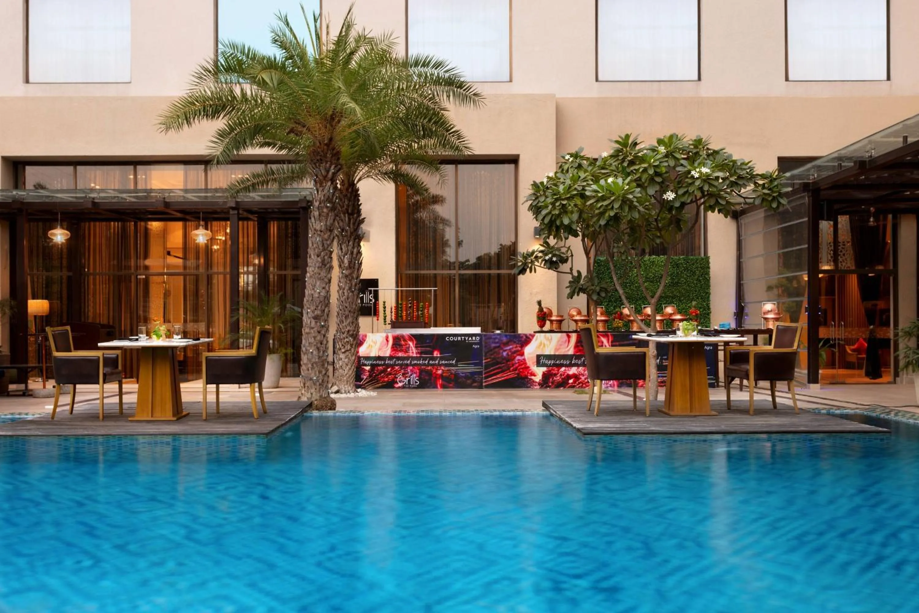 Swimming pool in Courtyard by Marriott Agra