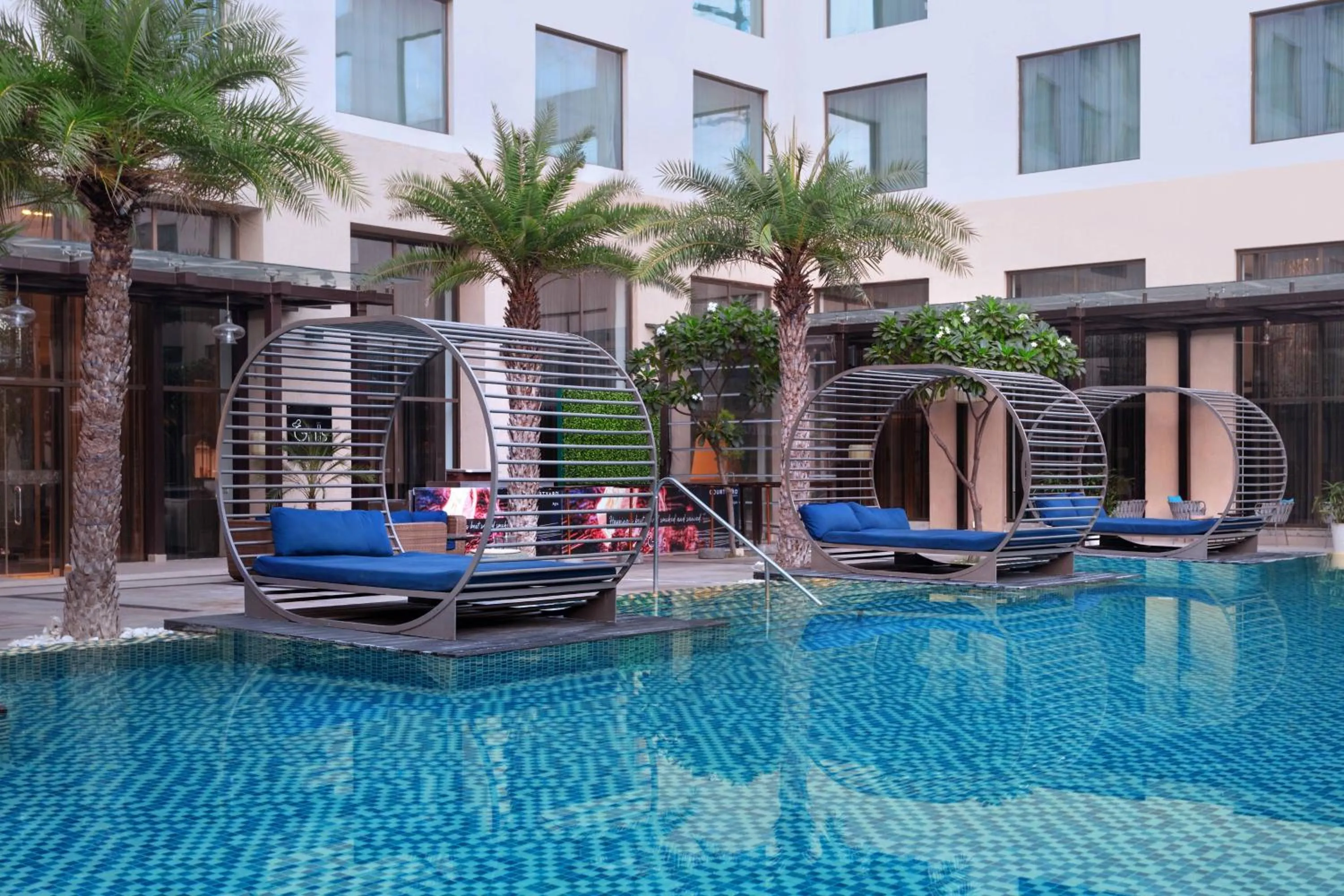 Swimming pool in Courtyard by Marriott Agra