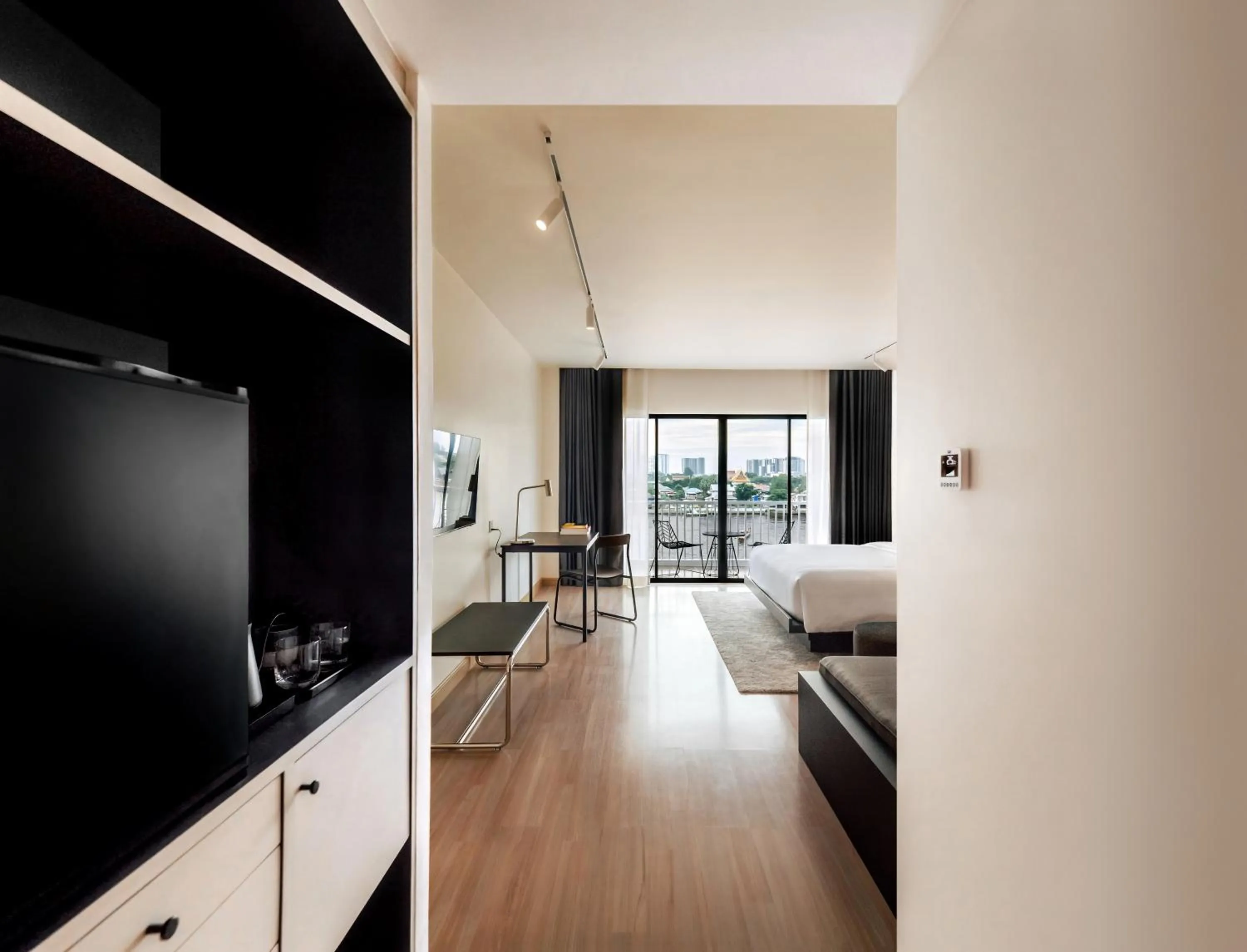 Bed in The StandardX, Bangkok Phra Arthit