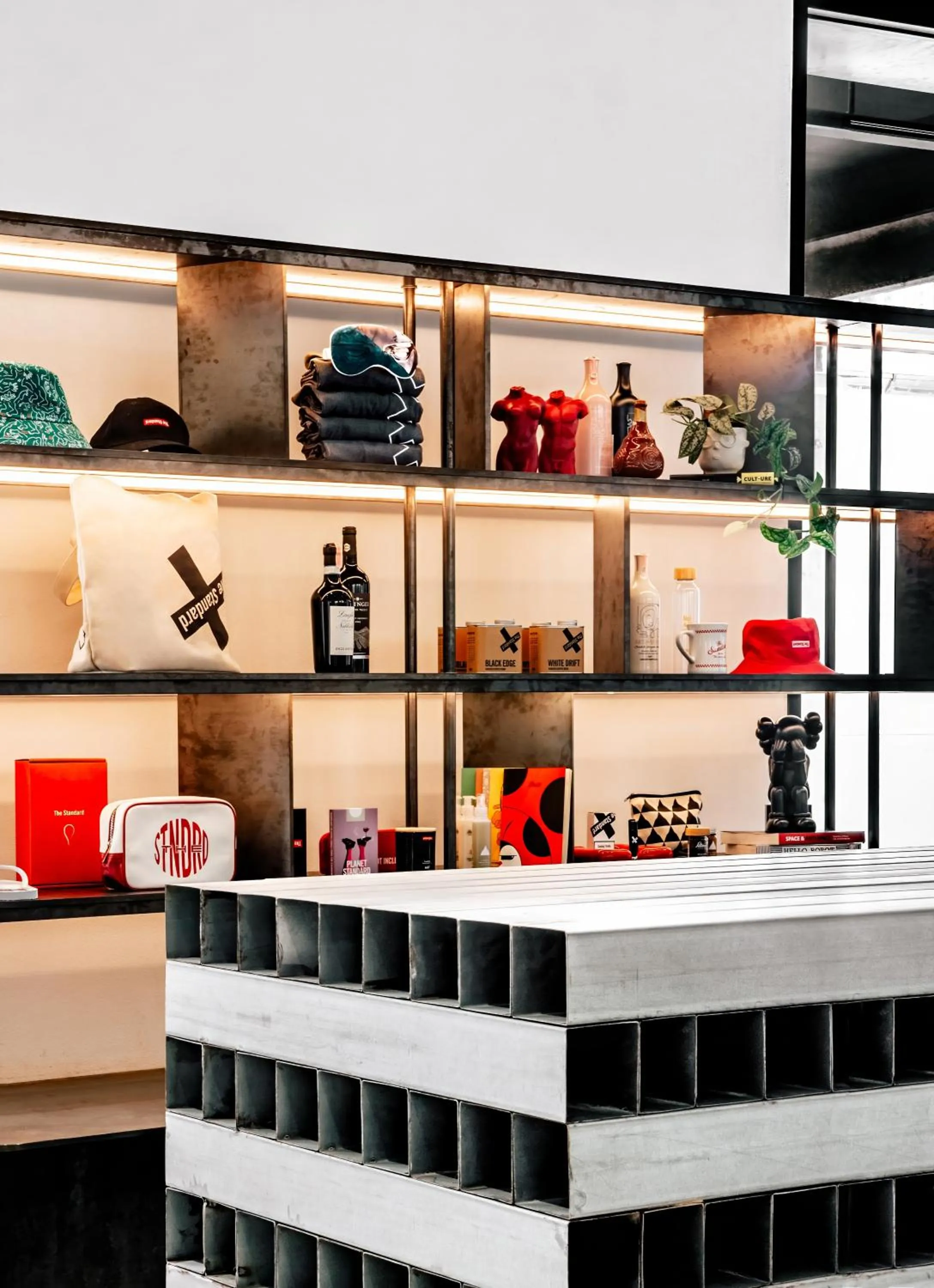 On-site shops in The StandardX, Bangkok Phra Arthit