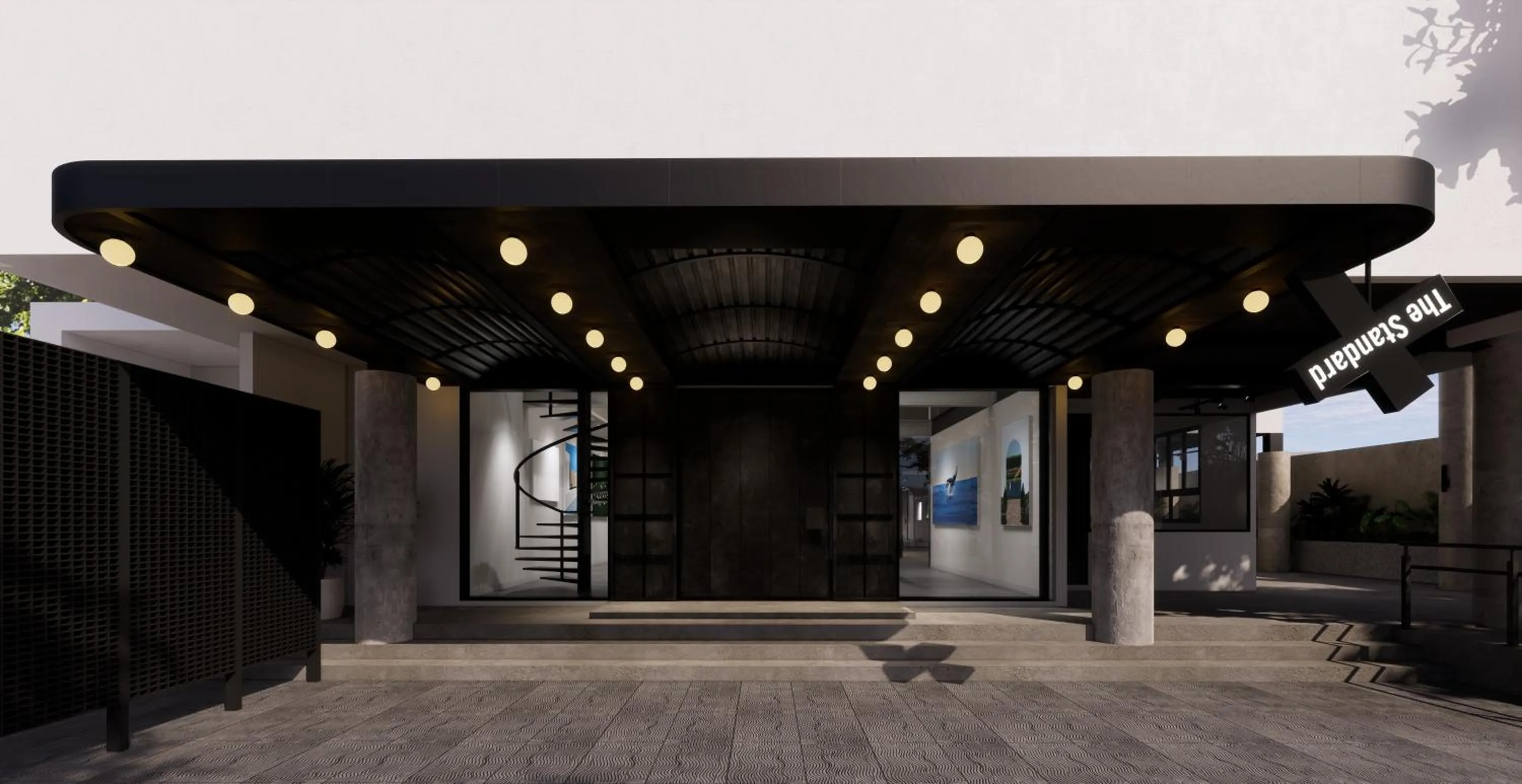 Facade/entrance in The StandardX, Bangkok Phra Arthit