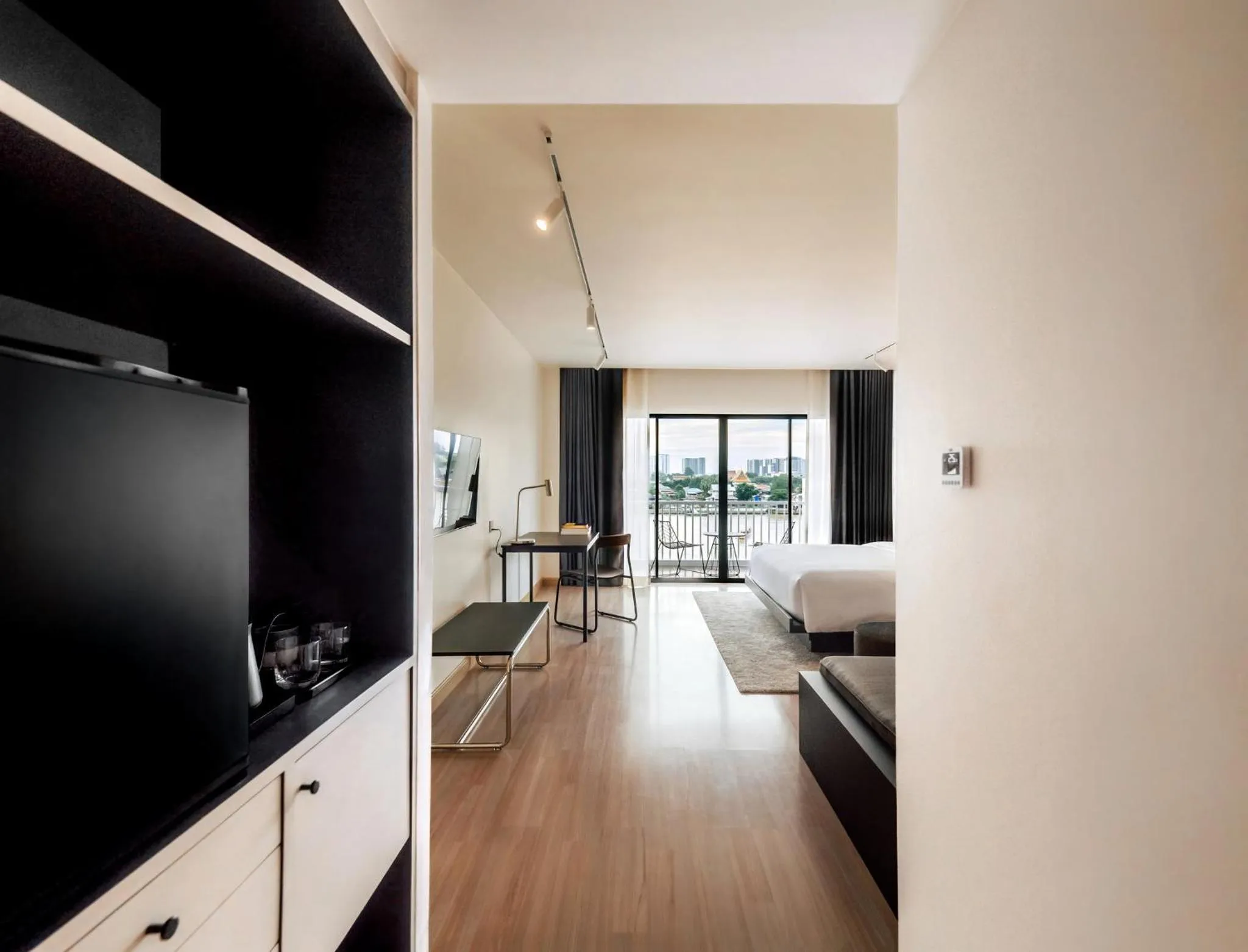 Bedroom in The StandardX, Bangkok Phra Arthit