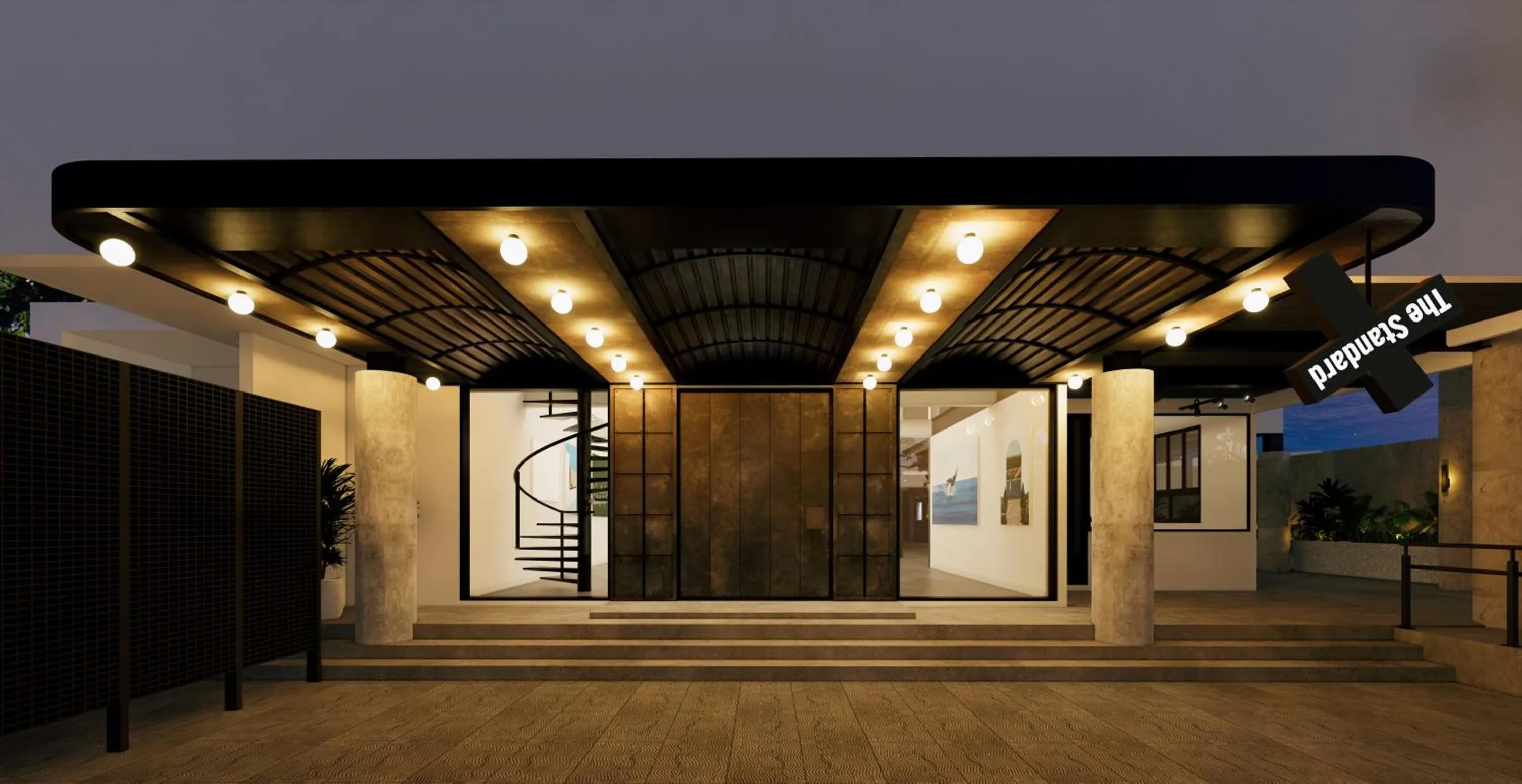 Property building in The StandardX, Bangkok Phra Arthit