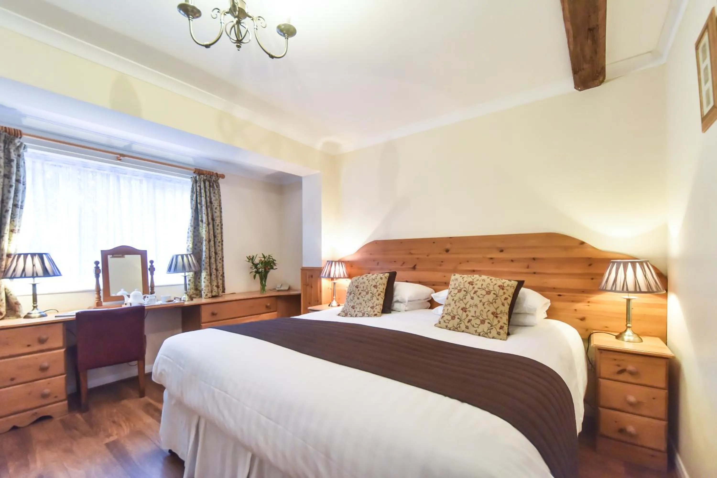 Bed in The Bentley Brook Inn