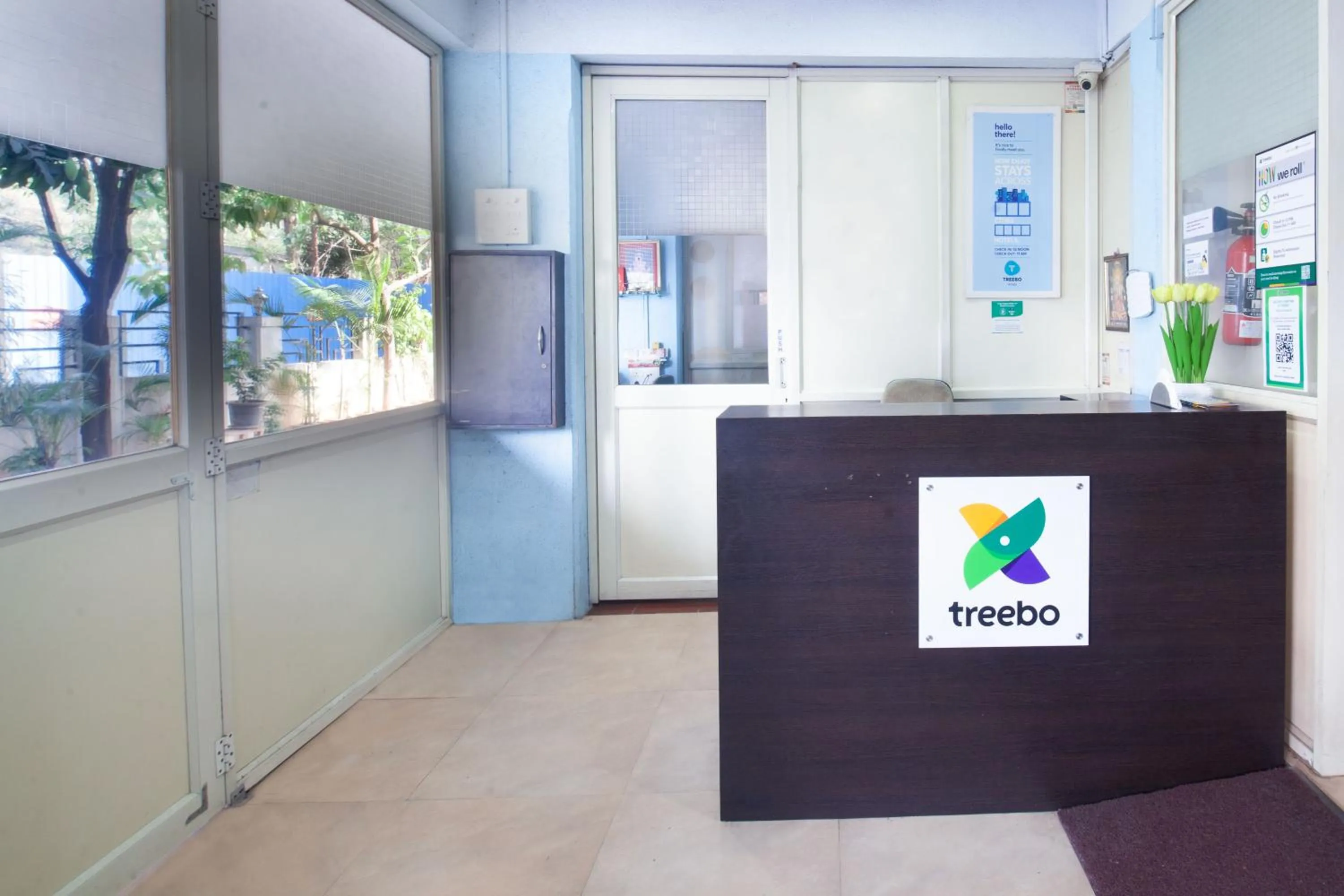 Lobby or reception in Treebo Park View Hadapsar