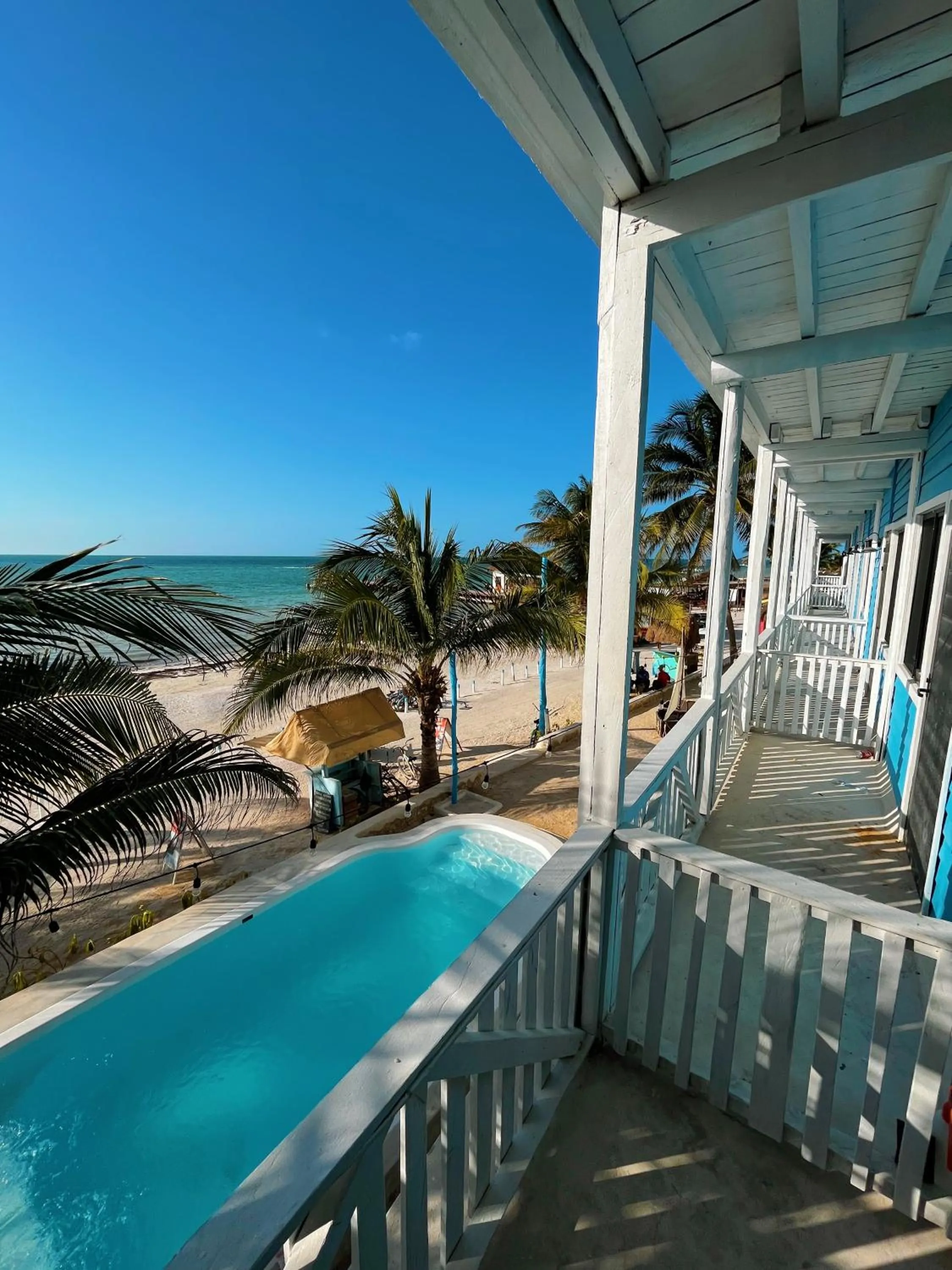 Balcony/Terrace in El Faro Beach Front by ÓOL Hotels