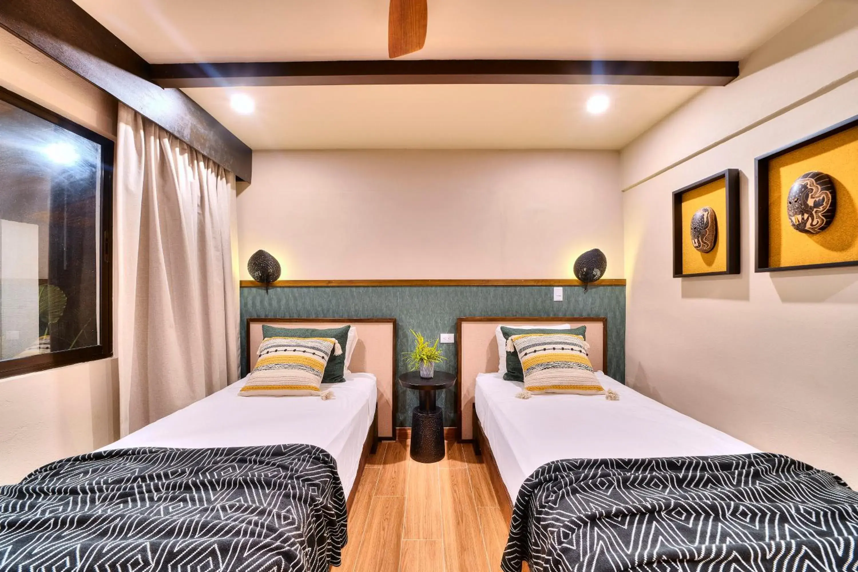 Superior Twin Room with Garden View in Conga Boutique Hotel Superior Twin Room with Garden View in Conga Boutique Hotel