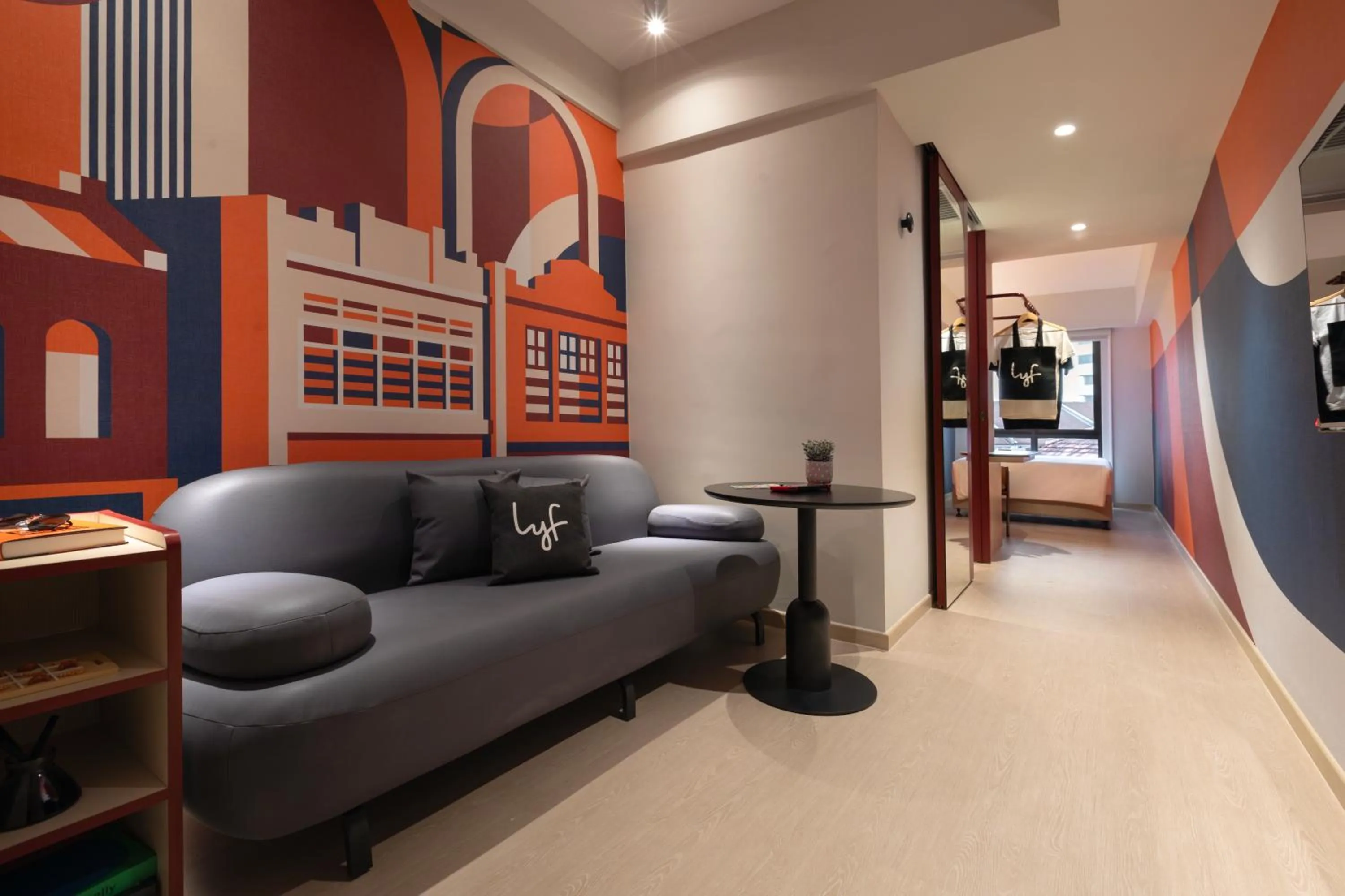 Seating area in lyf Georgetown Penang