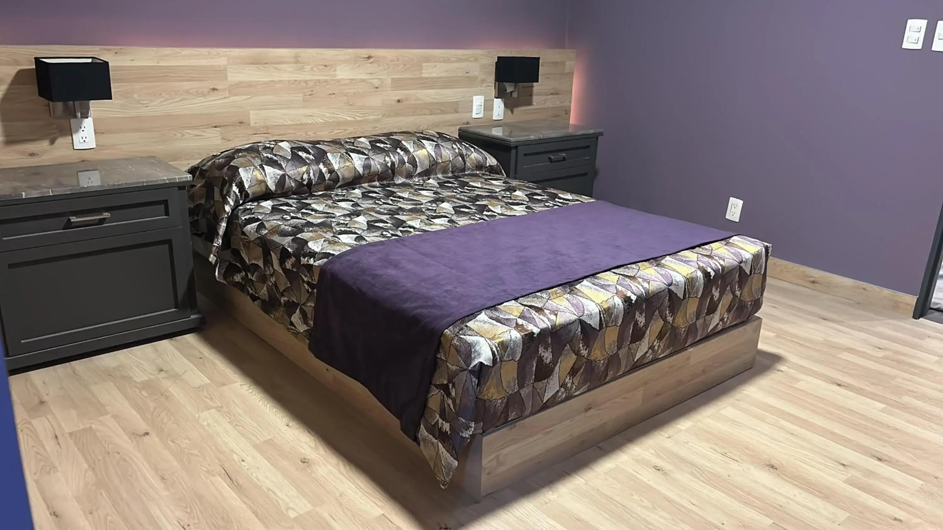 Bed in Hotel Nava Bed in Hotel Nava