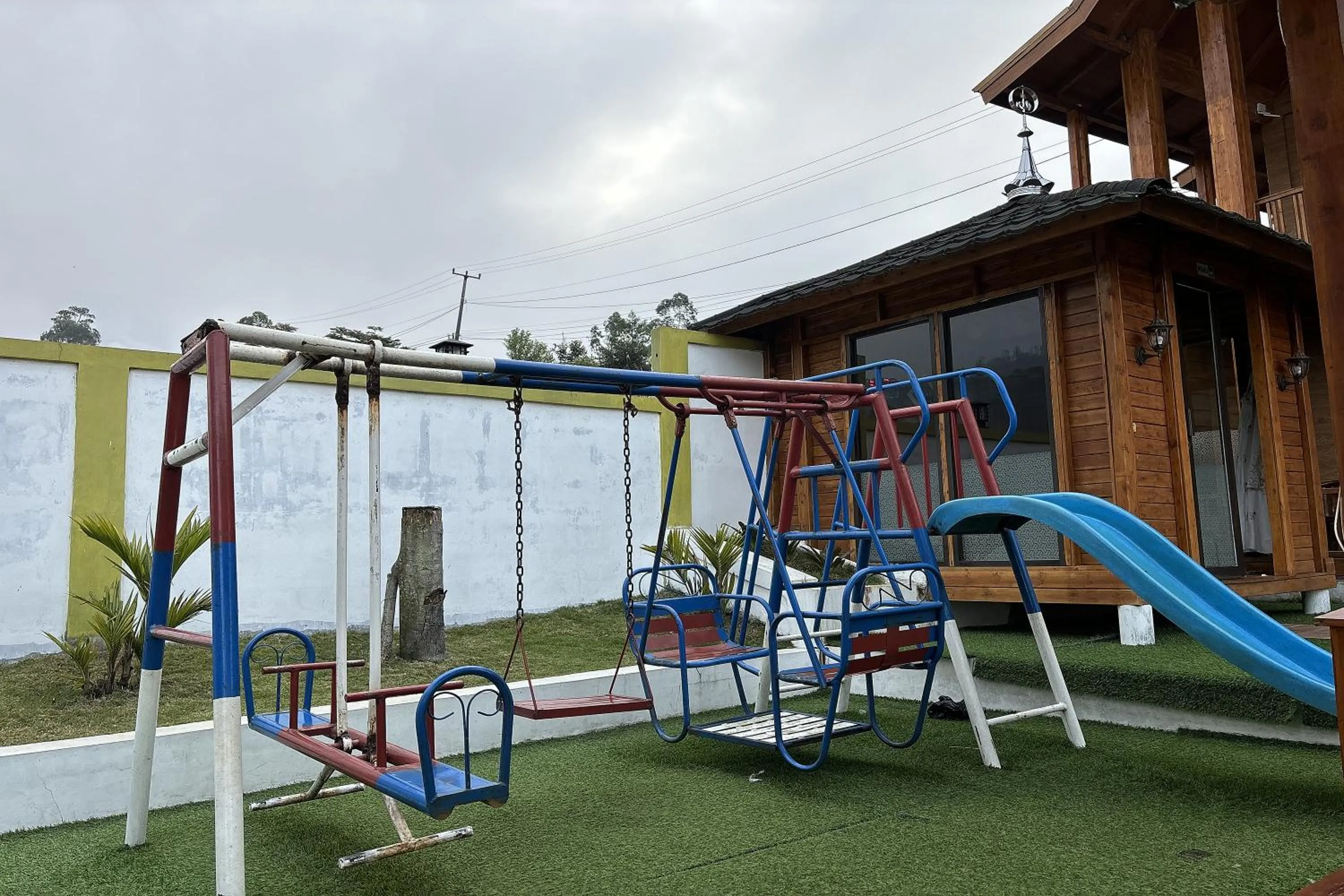 Children play ground in Green Hero Darajat Hotel