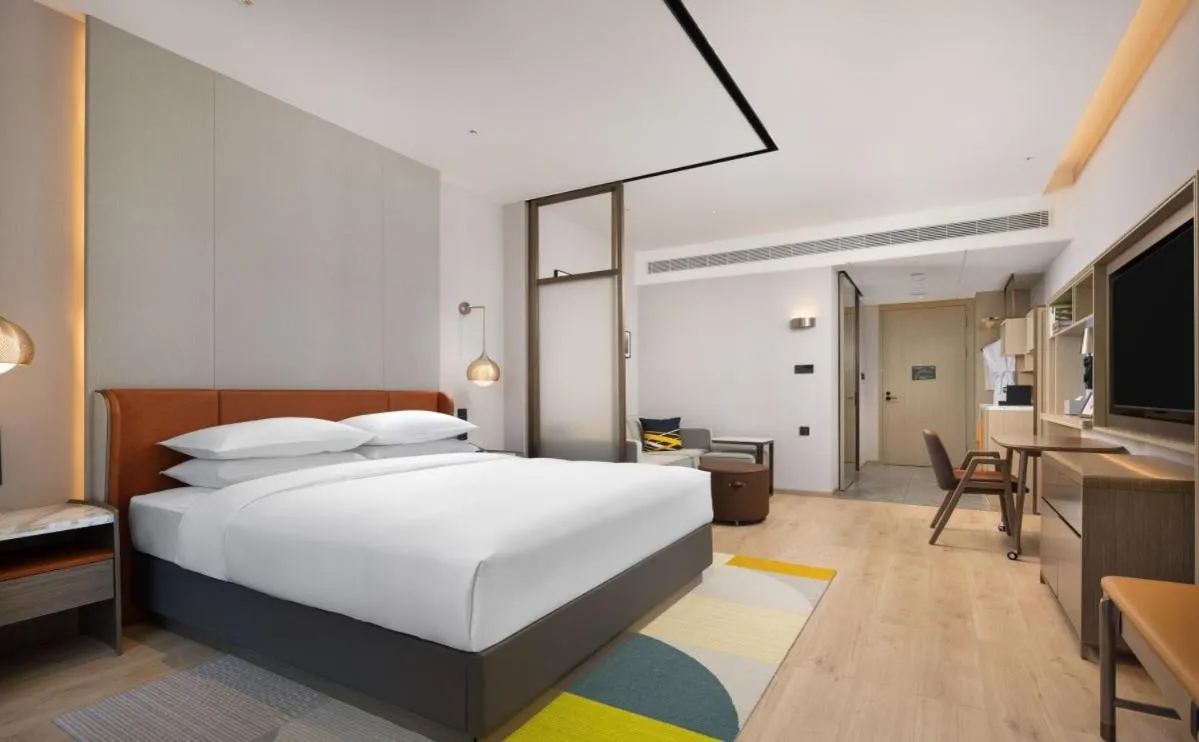 Bedroom, Bed in Home2 by Hilton Chongqing Wushan