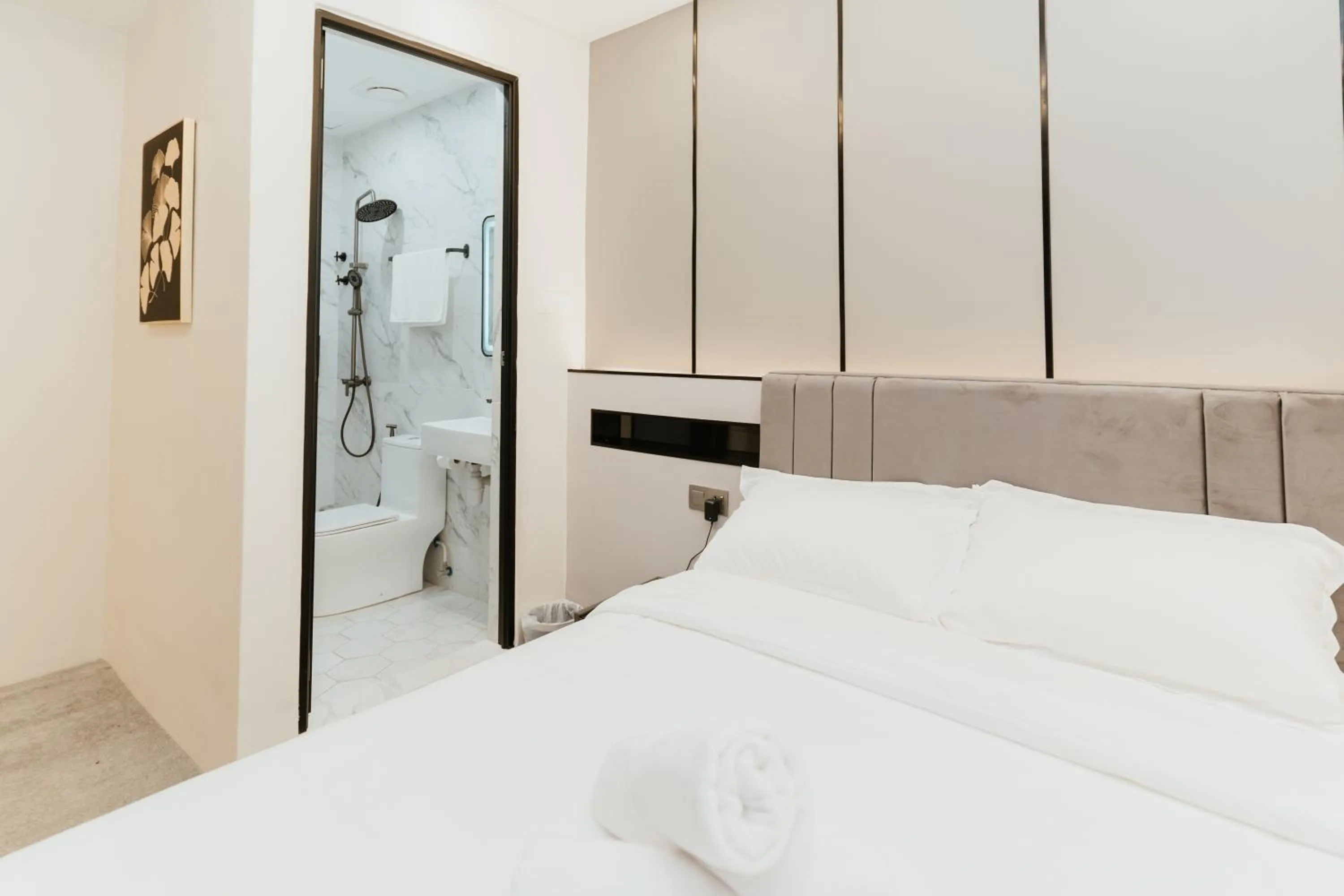 Bed in Brilliant Hotel Dan Spa