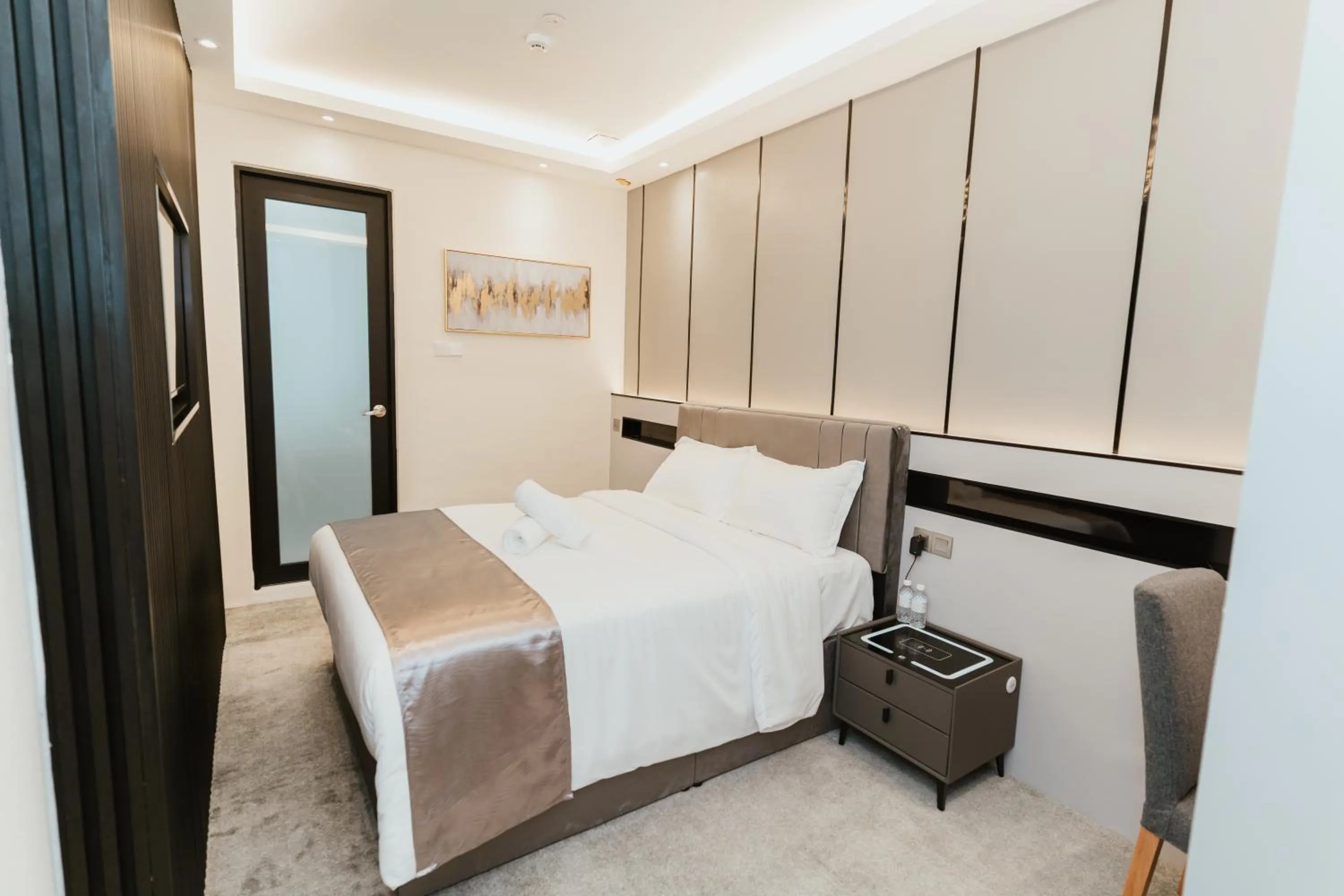 Bed in Brilliant Hotel Dan Spa