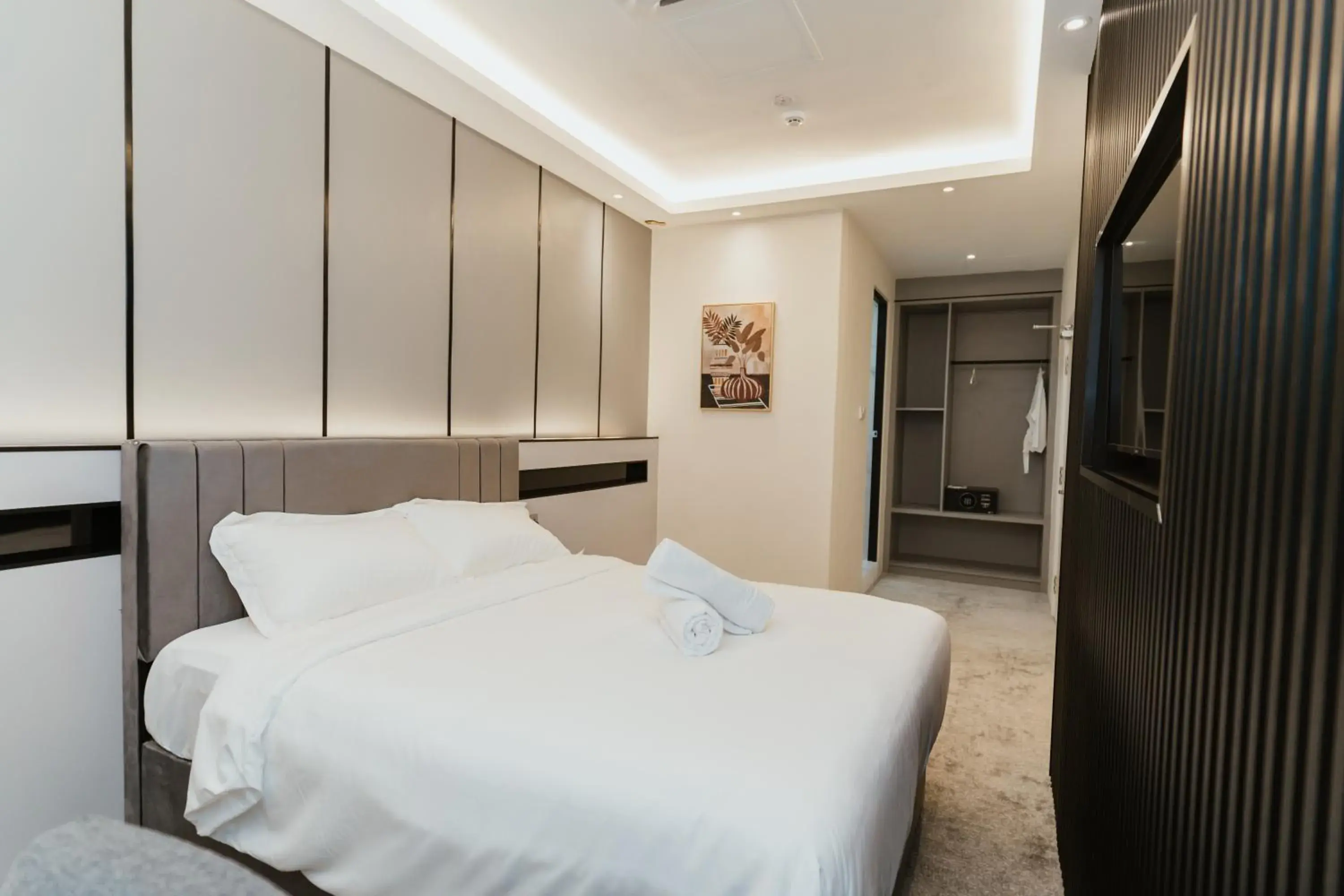 Bed in Brilliant Hotel Dan Spa Bed in Brilliant Hotel Dan Spa