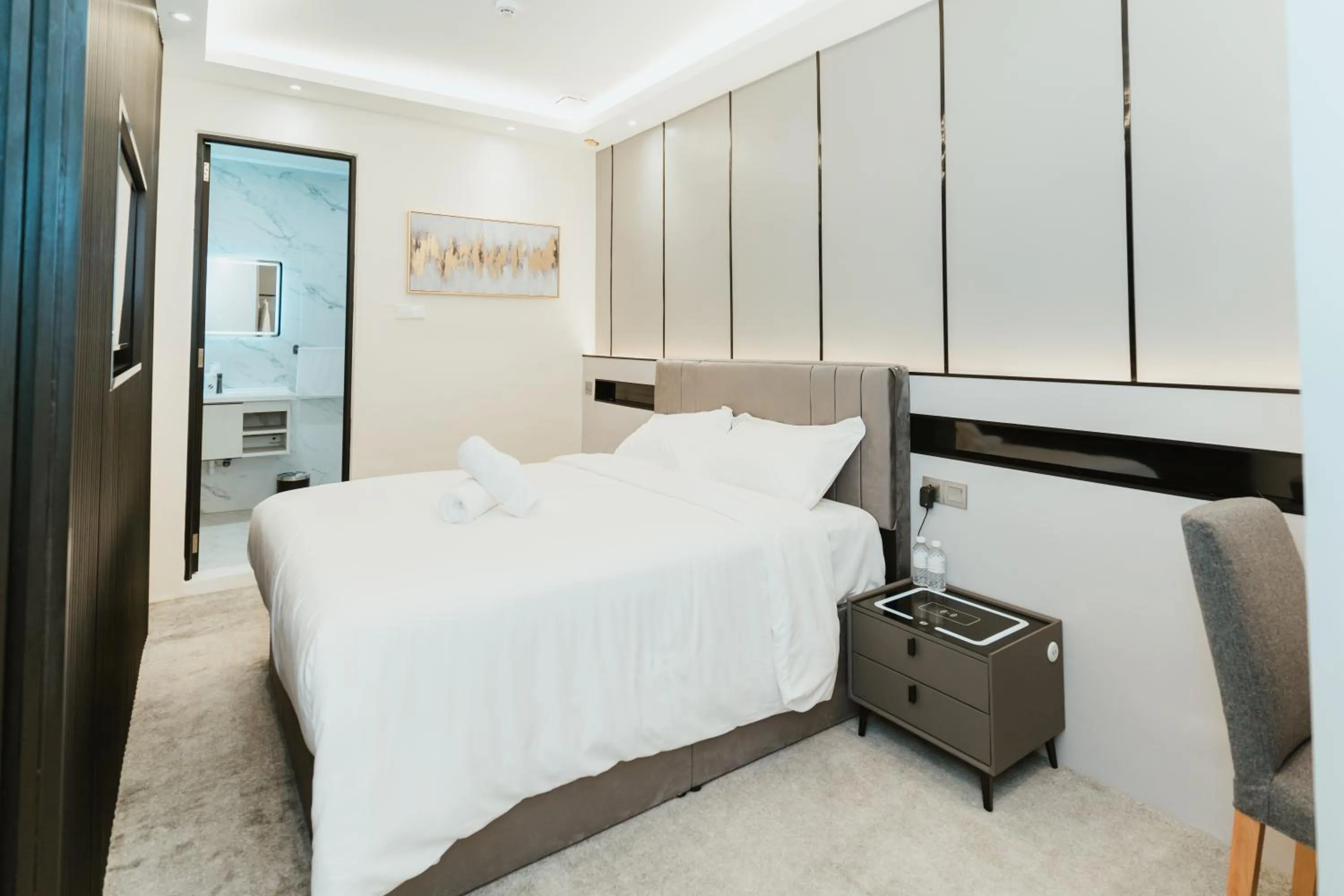 Bed in Brilliant Hotel Dan Spa