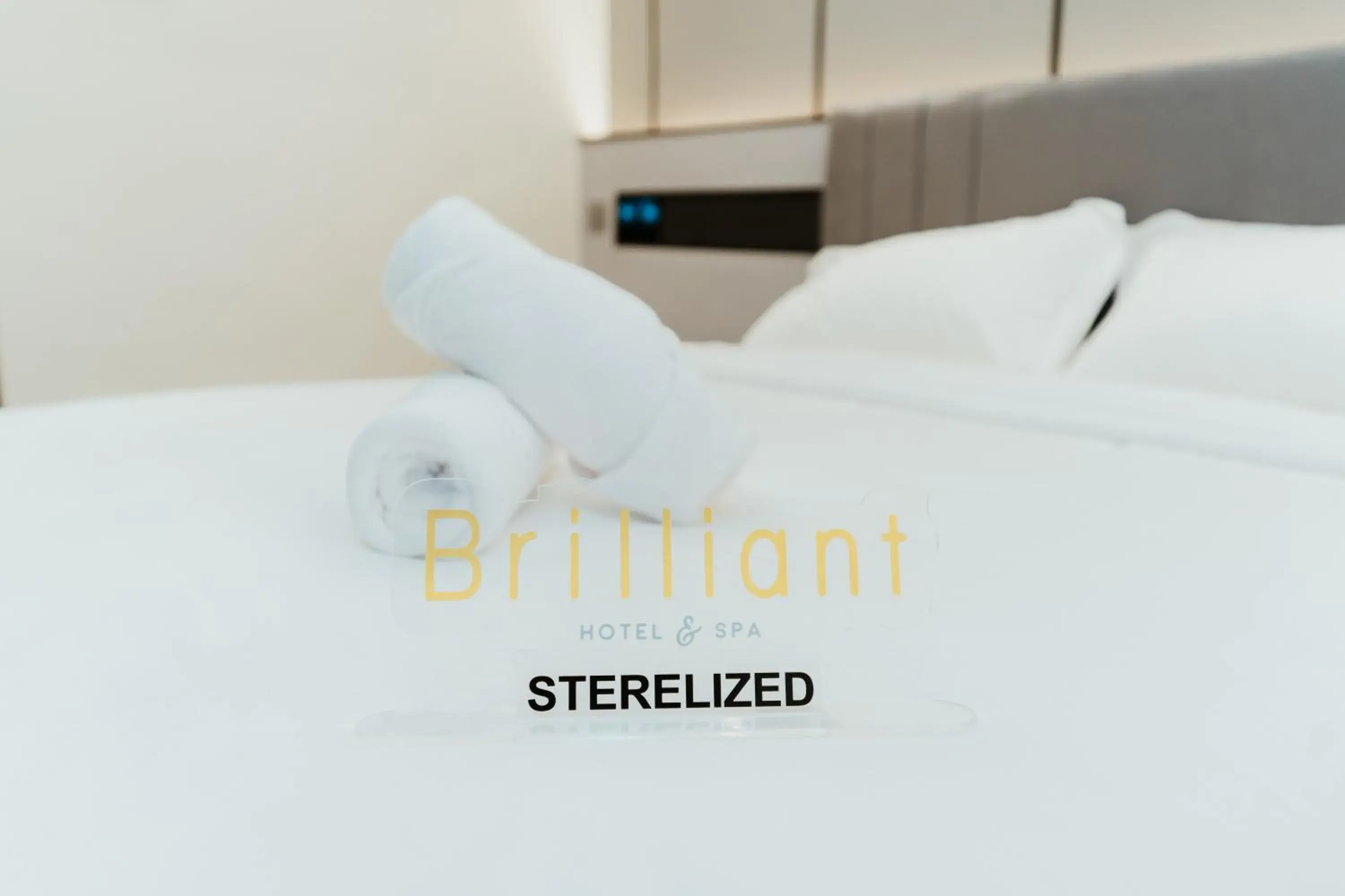Bed in Brilliant Hotel Dan Spa Bed in Brilliant Hotel Dan Spa