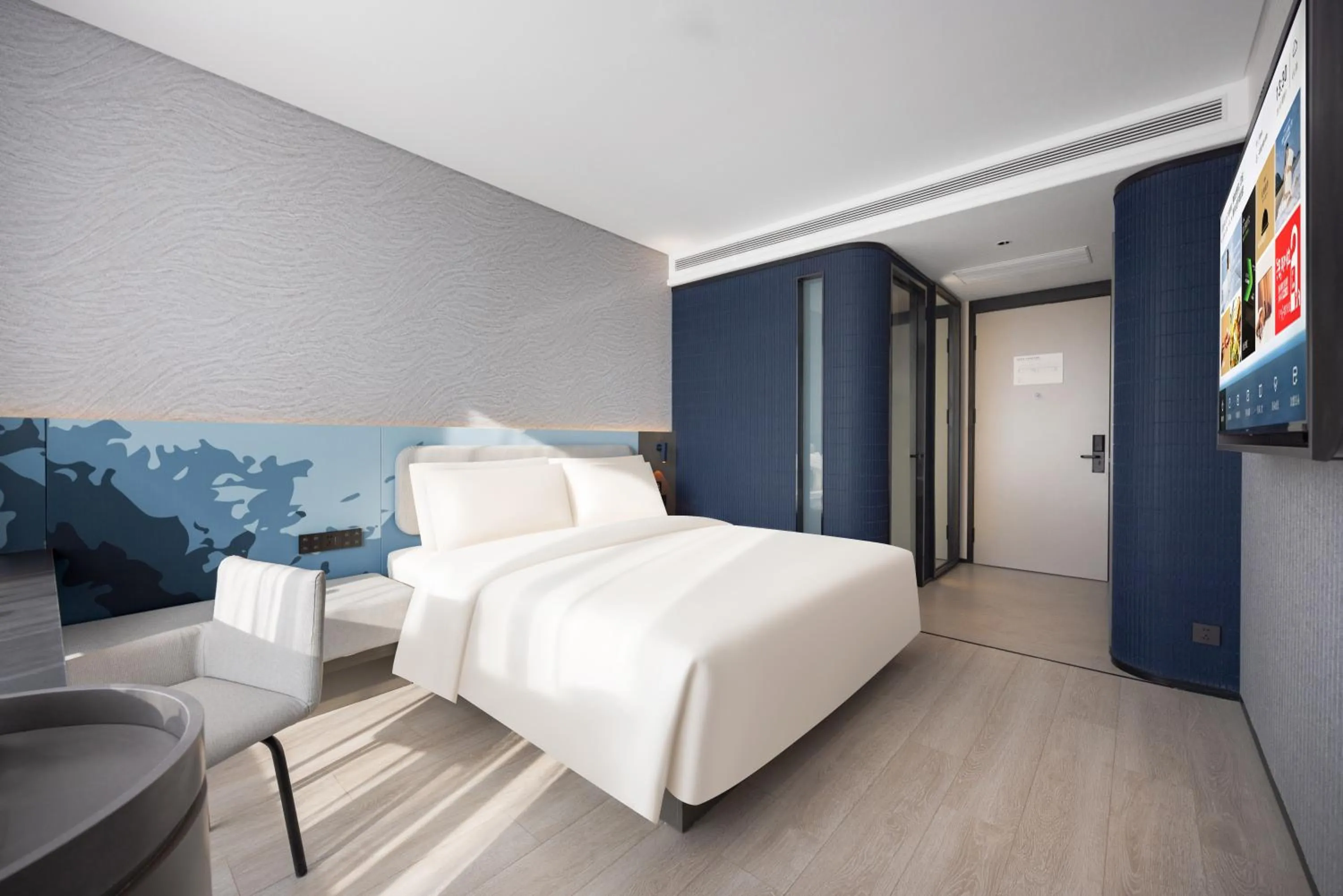 Bed in Atour Light Hotel Shenyang Yuhong Plaza Metro Station