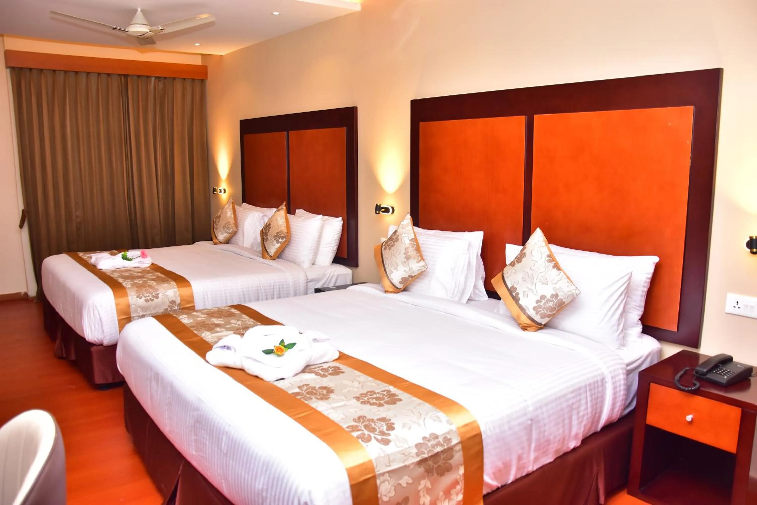 Bed in Park Avenue Hotel & Apartments Trichy