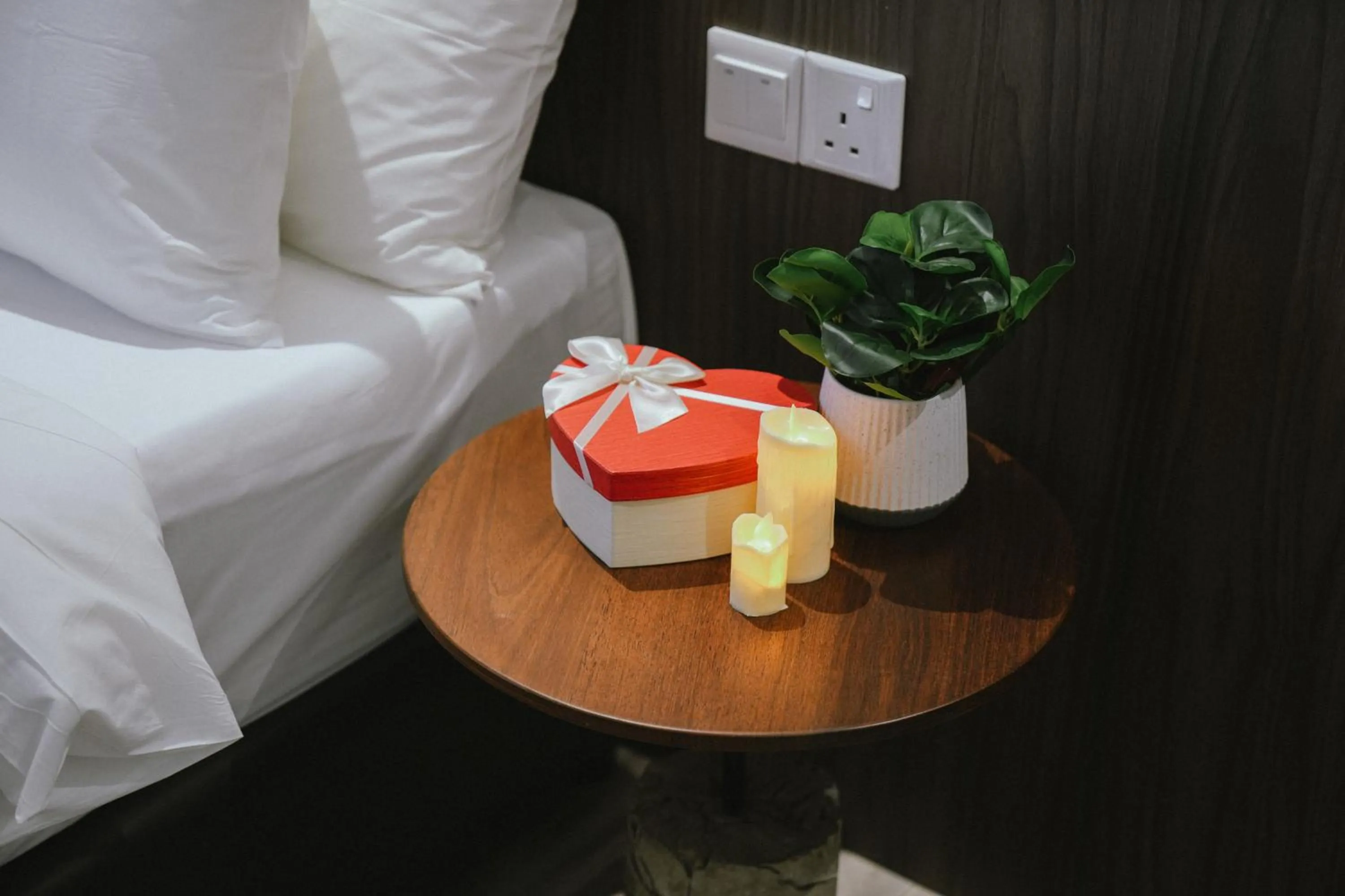 Bed in Roxy Hotel Siniawan