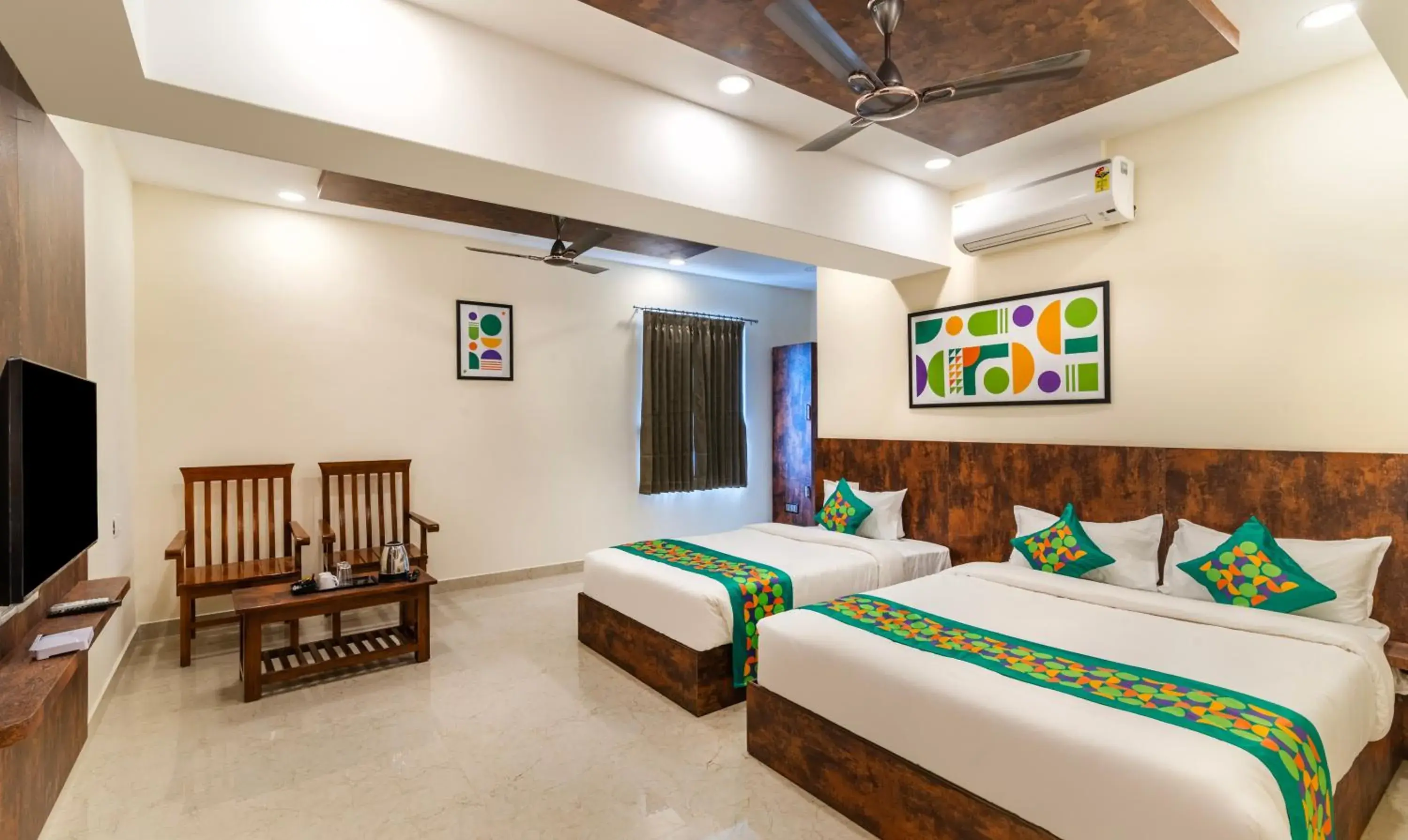 Bedroom, Bed in Treebo Rakshitha, Porur Bedroom, Bed in Treebo Rakshitha, Porur