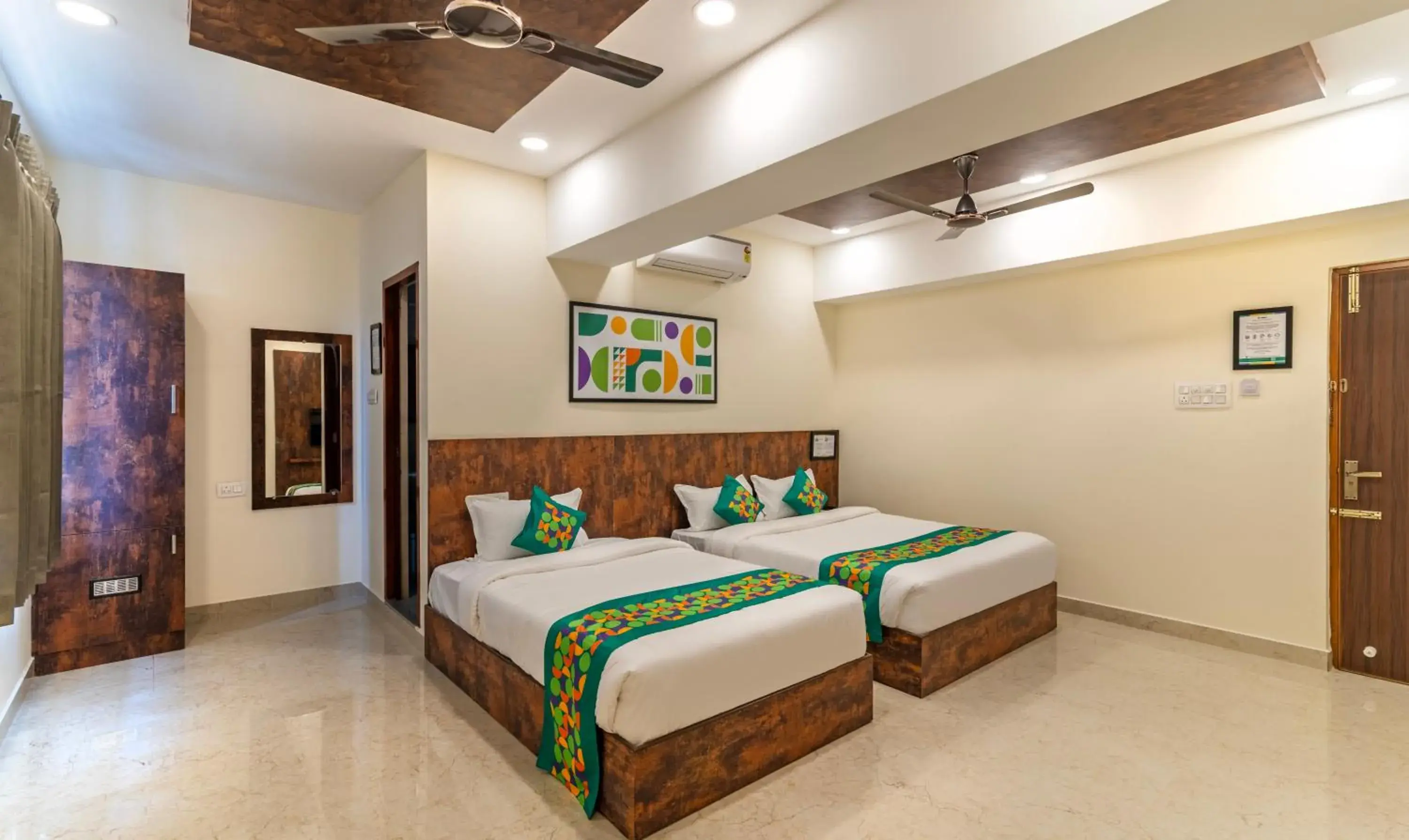 Bedroom, Bed in Treebo Rakshitha, Porur Bedroom, Bed in Treebo Rakshitha, Porur