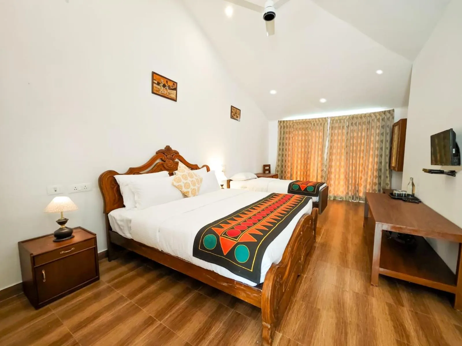 Bed in Ibex Resorts, Valparai Mistly