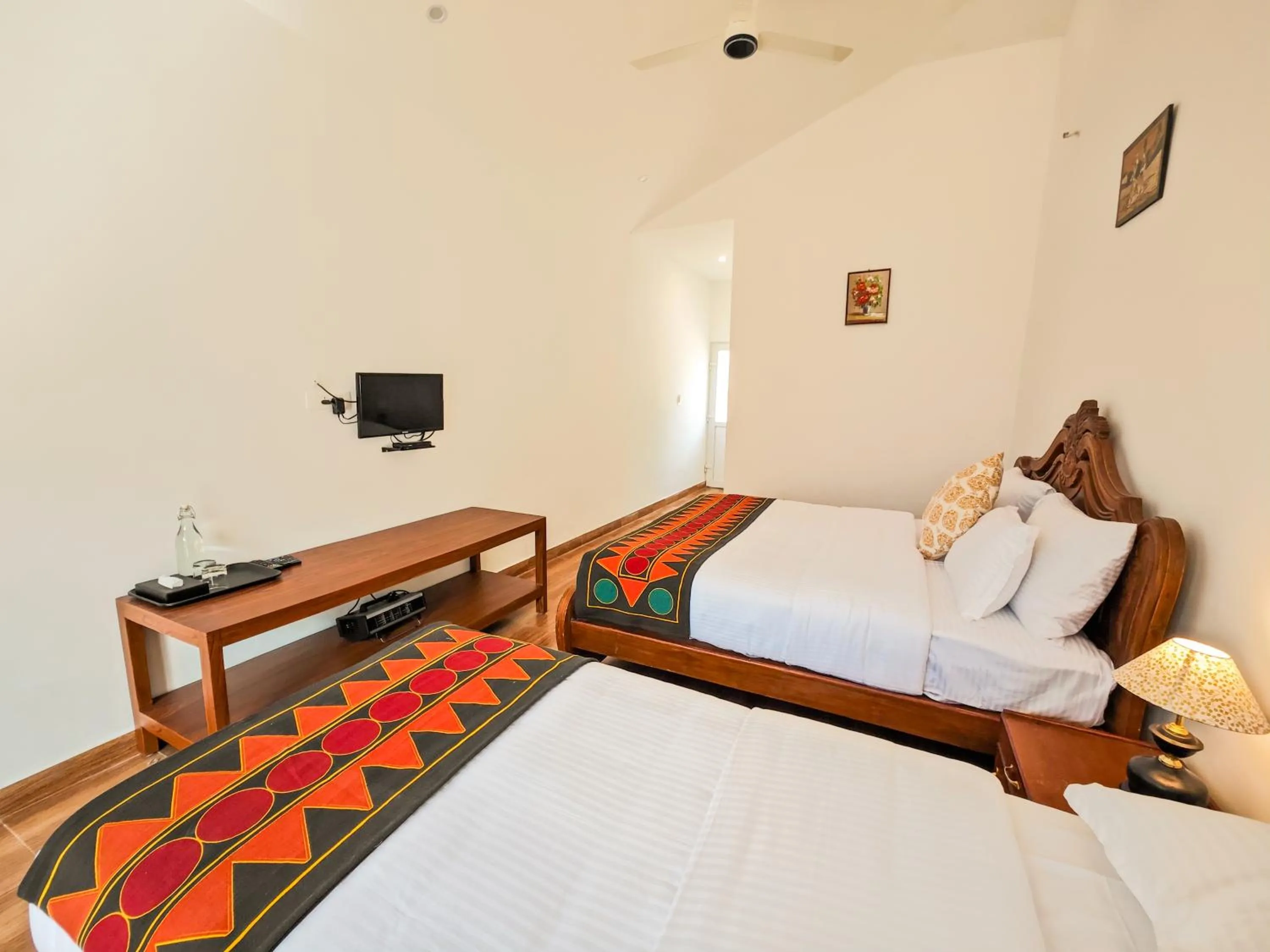 Bed in Ibex Resorts, Valparai Mistly