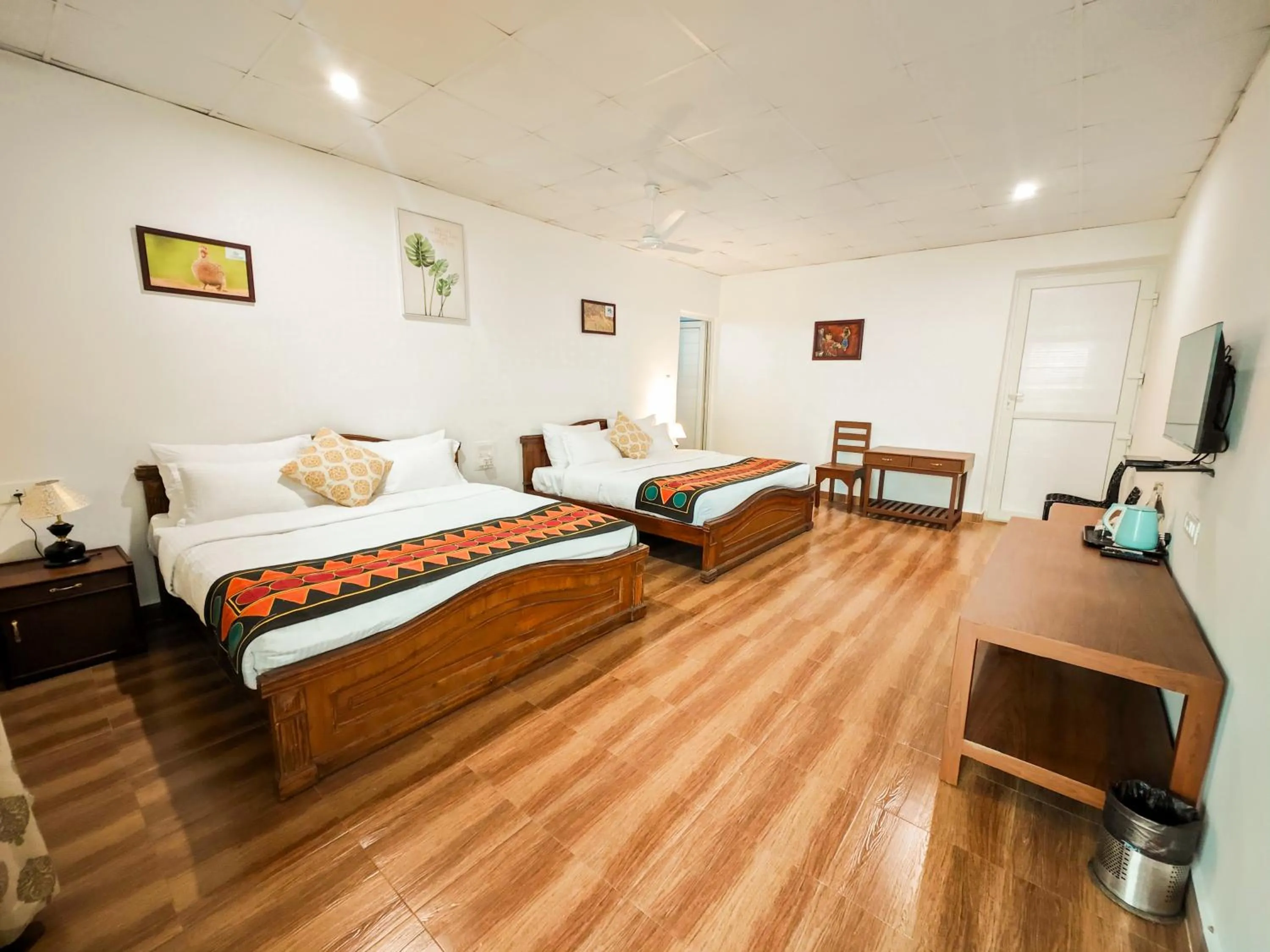 Bed in Ibex Resorts, Valparai Mistly