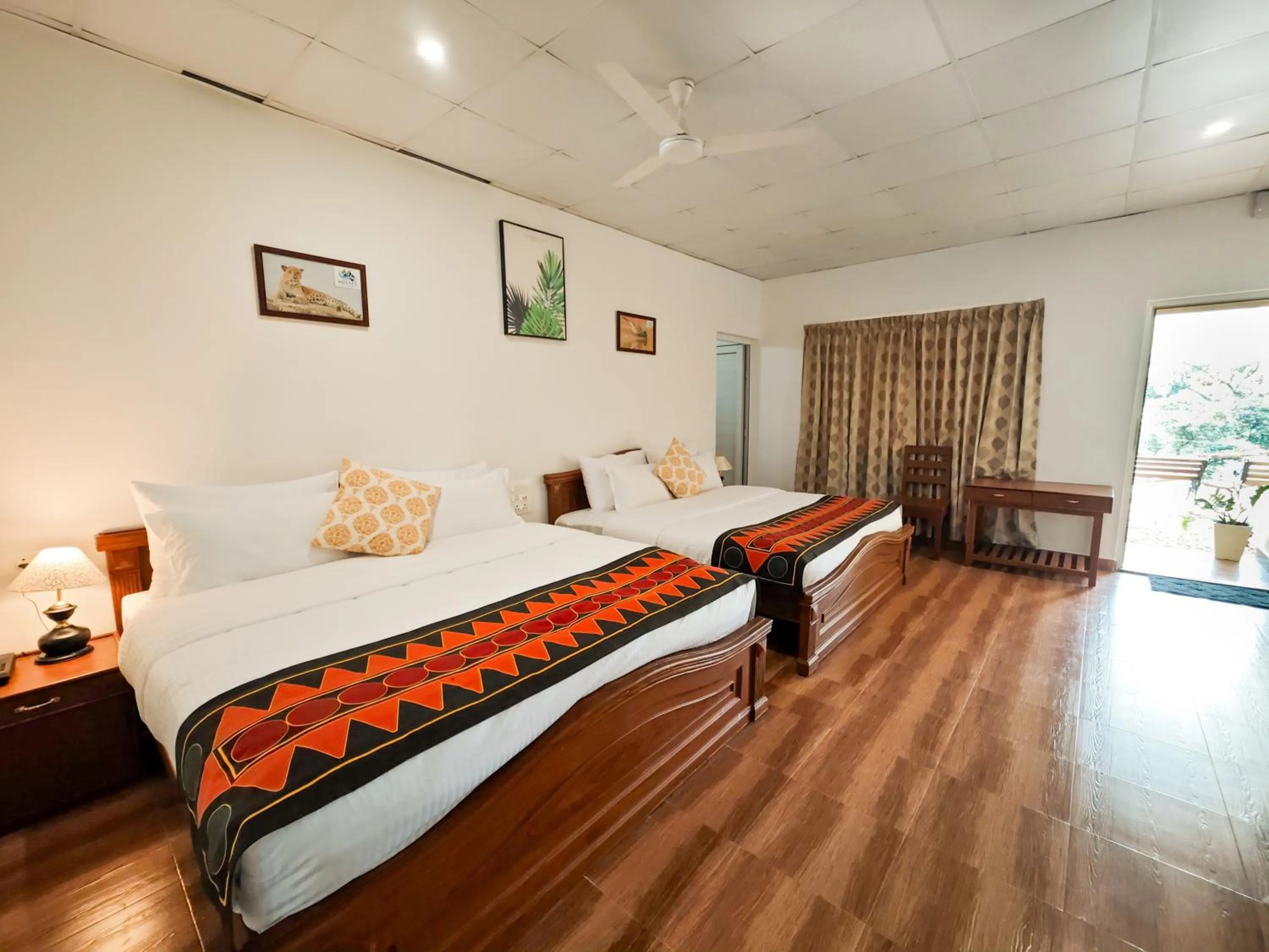 Bed in Ibex Resorts, Valparai Mistly